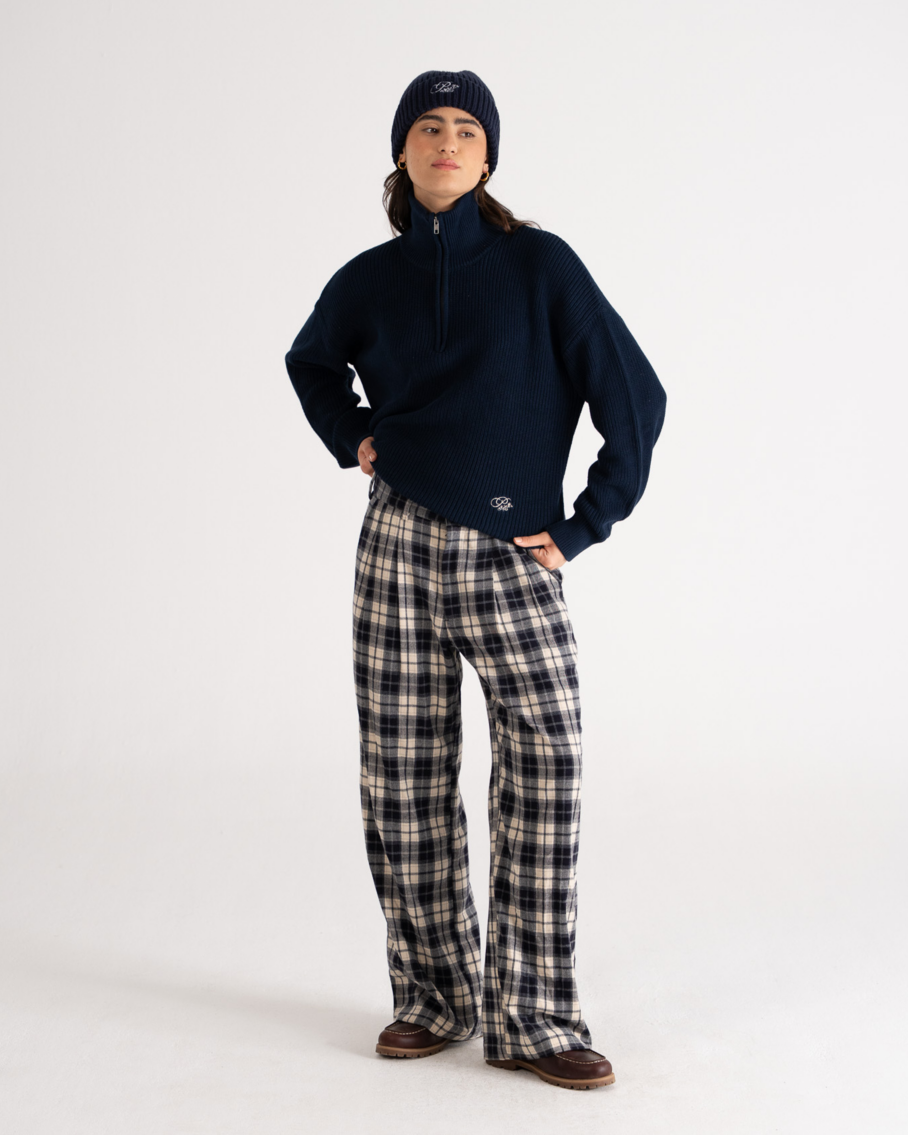 Scout Knit Half-Zip Navy