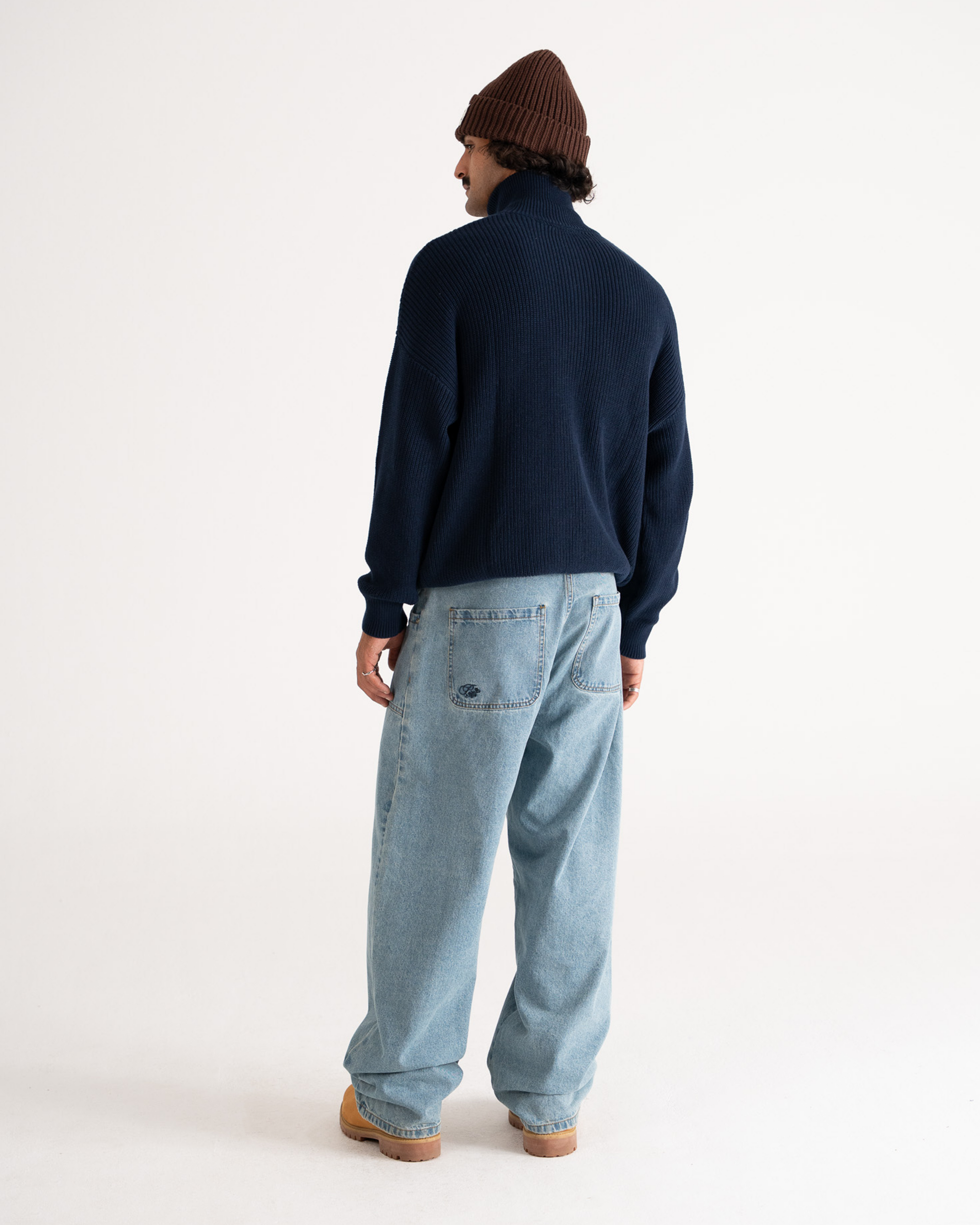 Scout Knit Half-Zip Navy