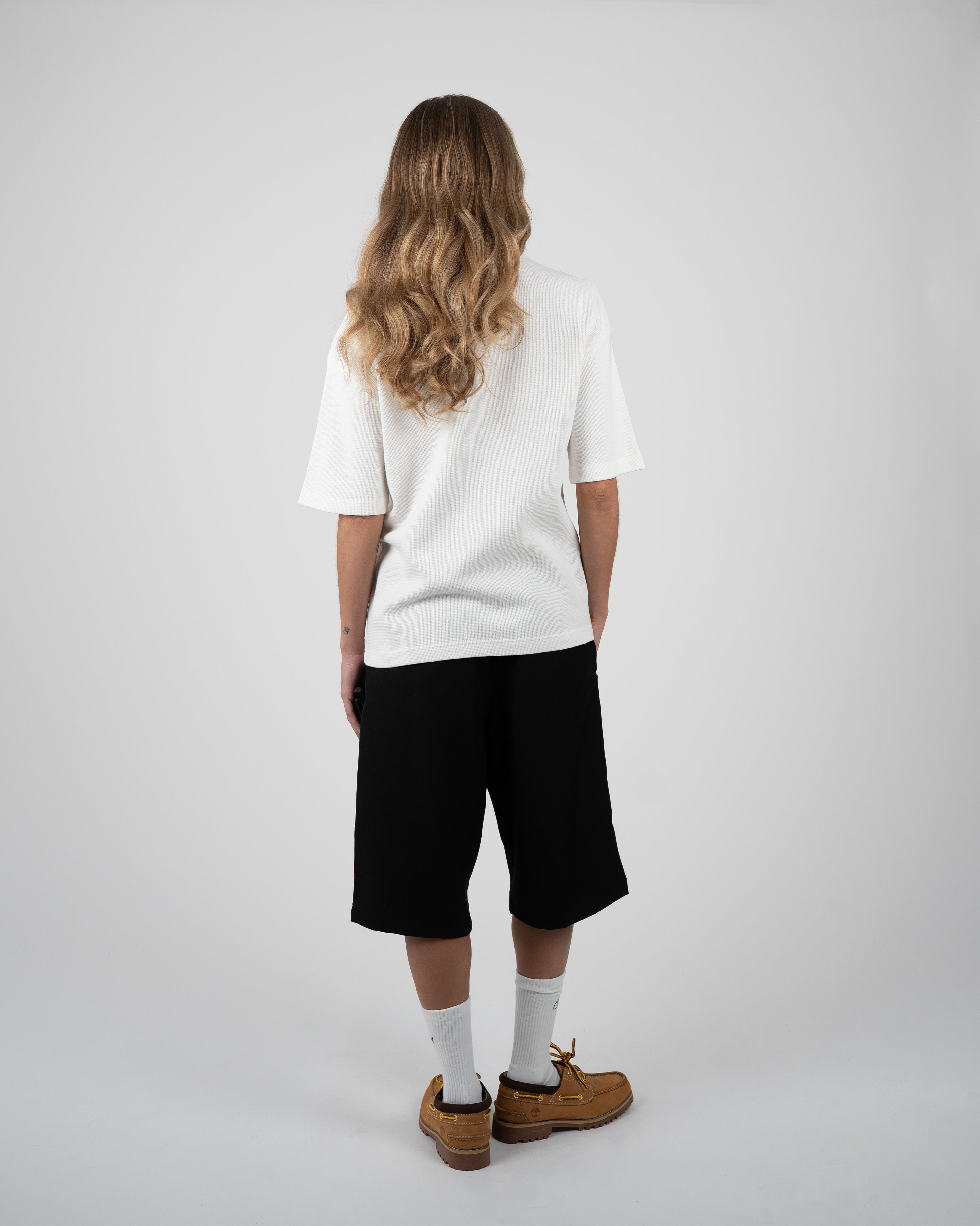 Seaside Waffle Tee Off-White