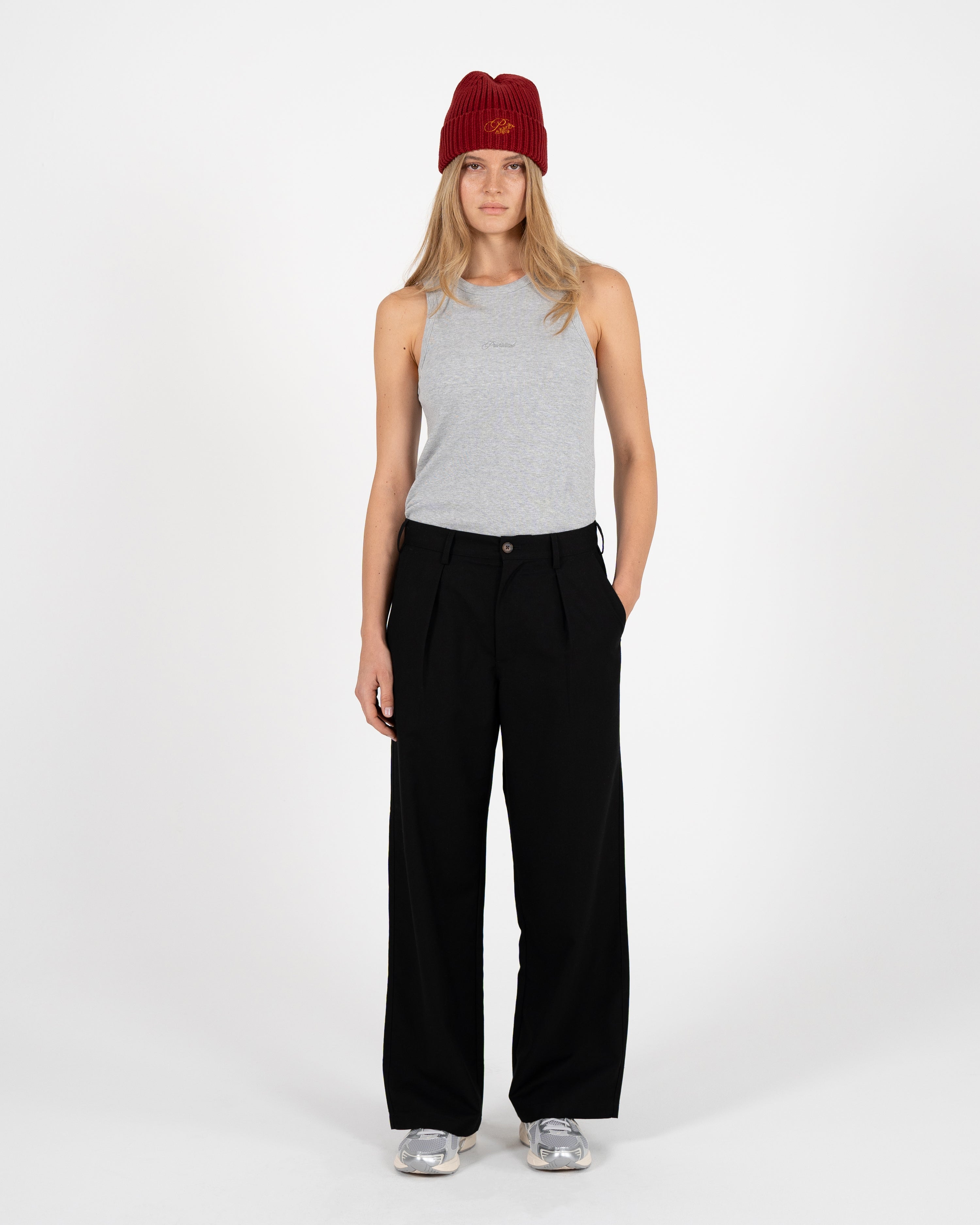 SoHo Pleated Pants Black