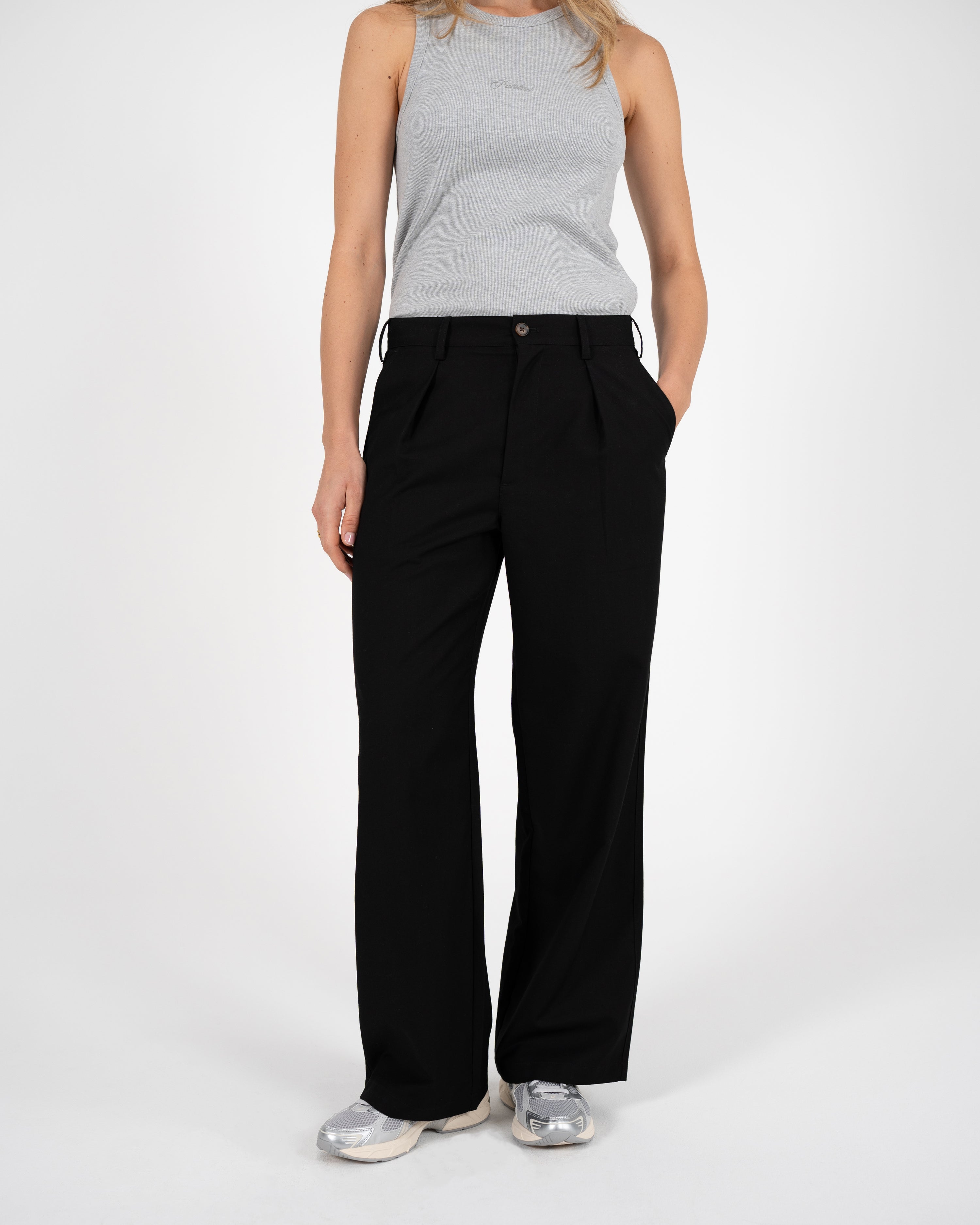 SoHo Pleated Pants Black