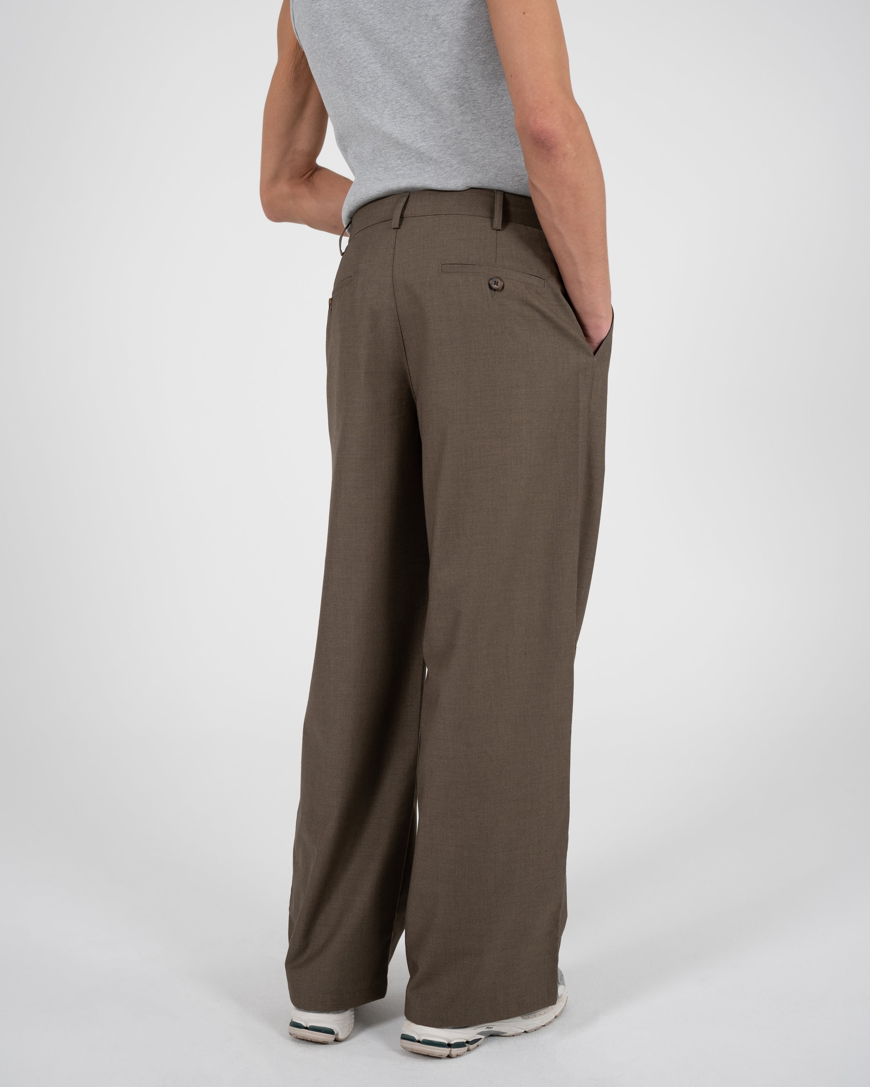 SoHo Pleated Pants Vintage Khaki