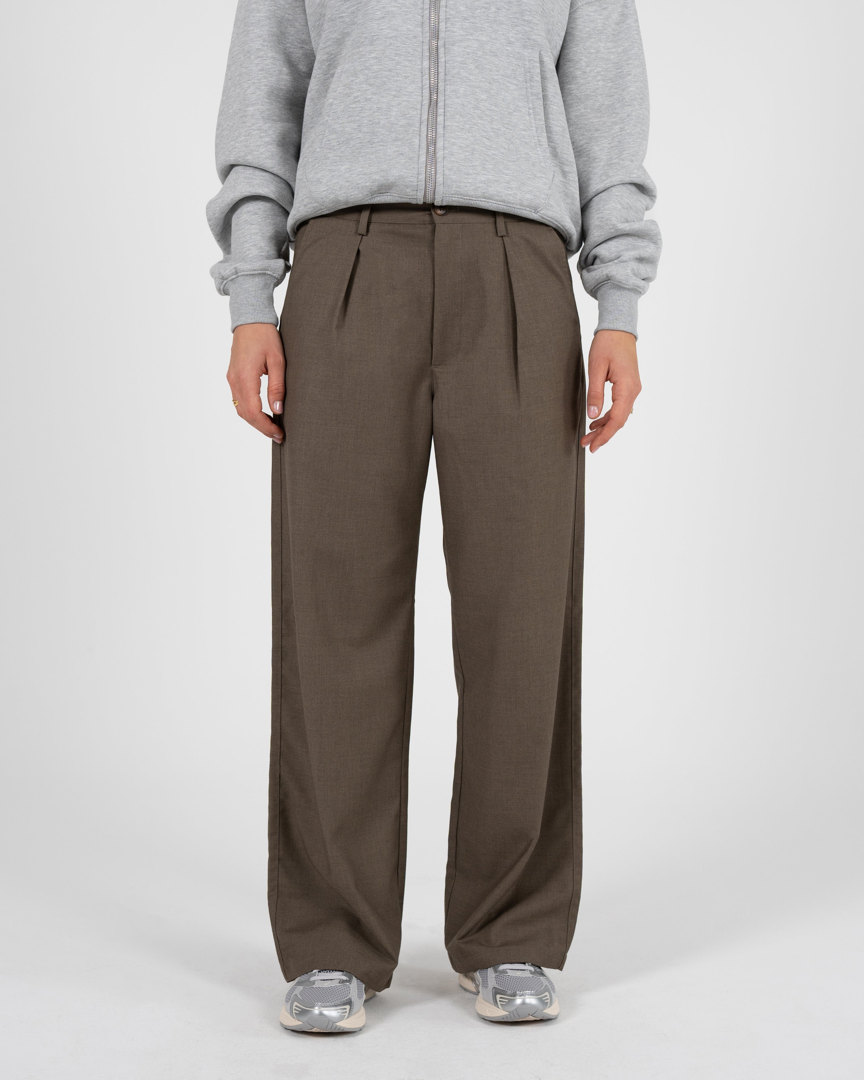 SoHo Pleated Pants Vintage Khaki