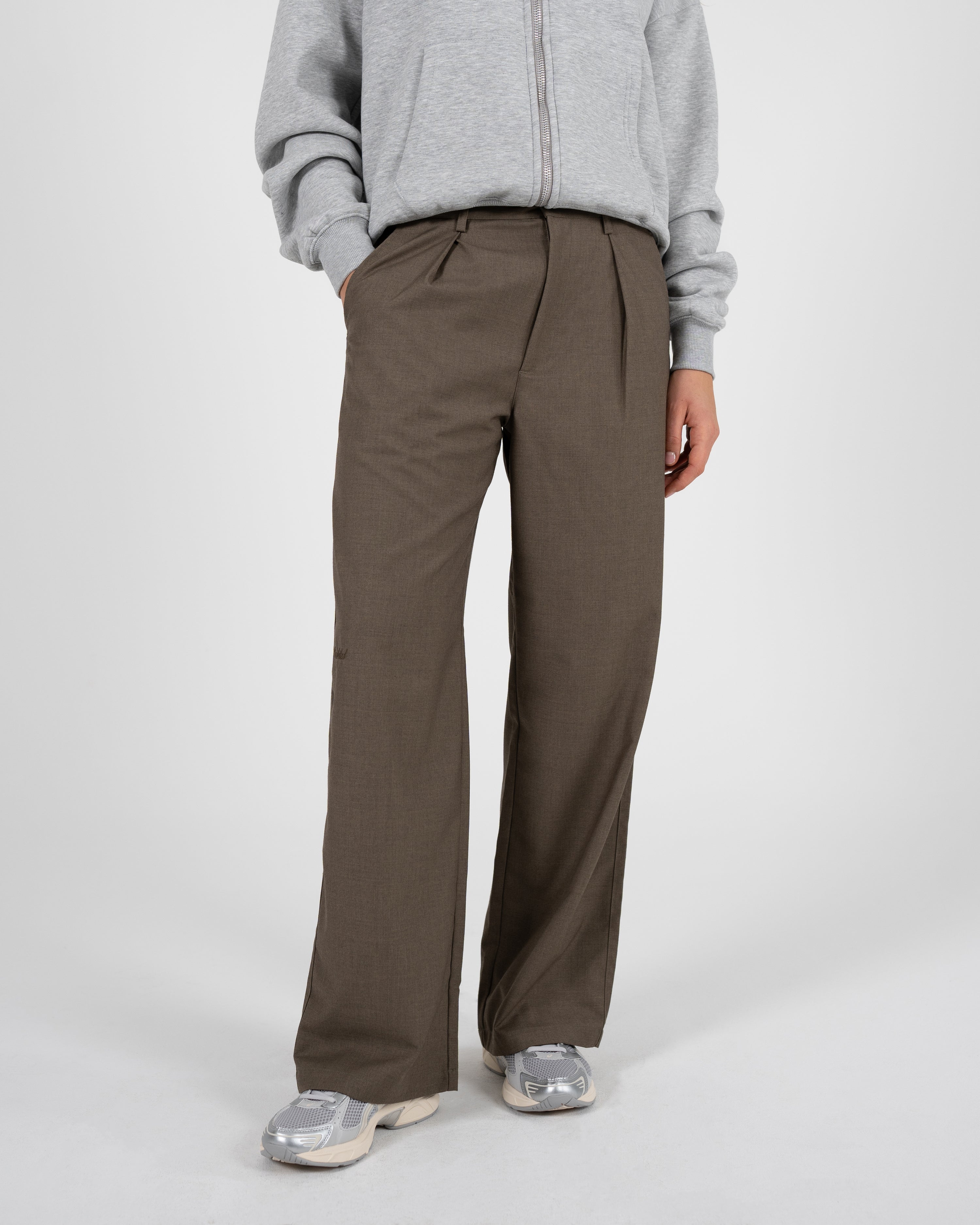 SoHo Pleated Pants Vintage Khaki