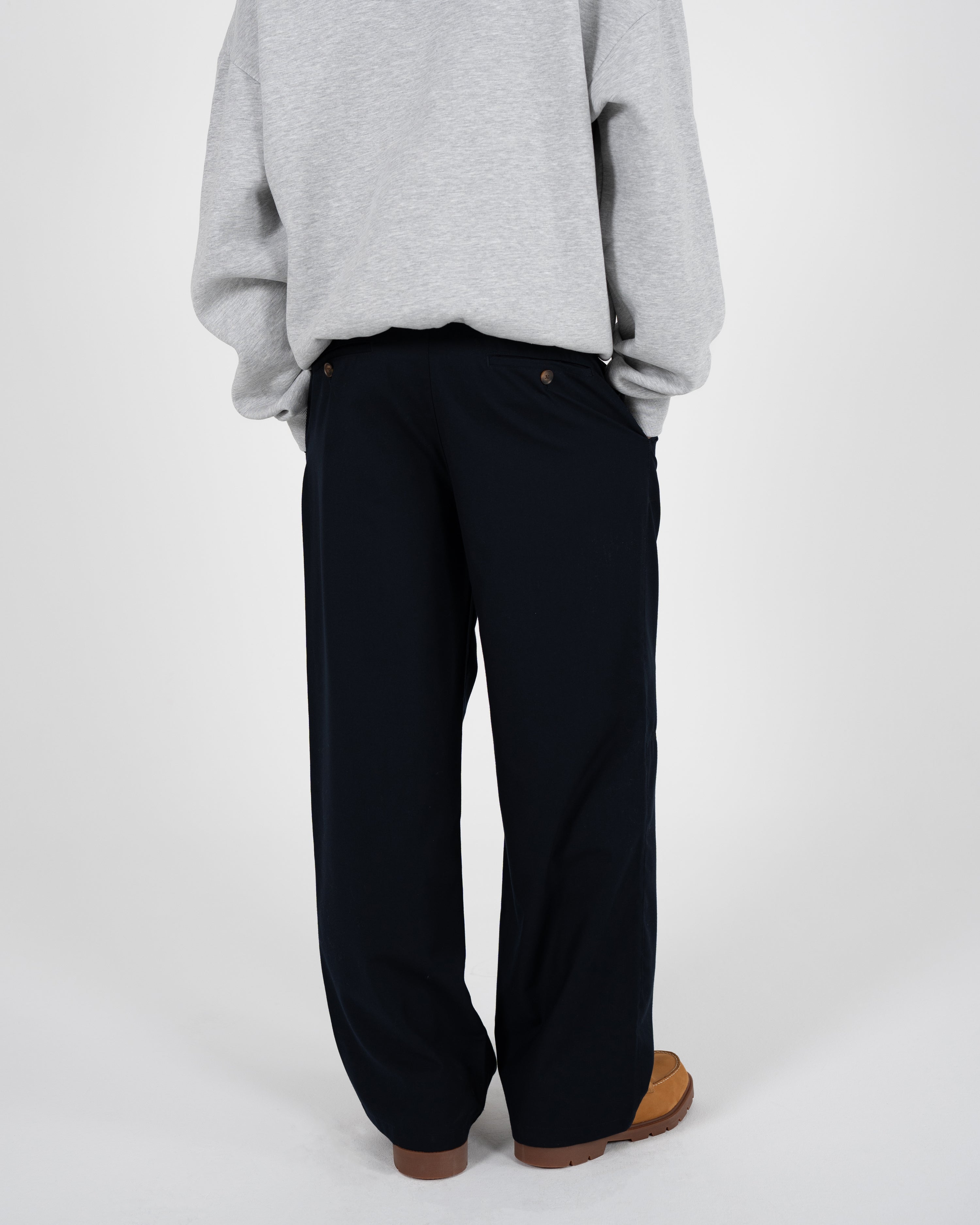 SoHo Pleated Pants Vintage Navy