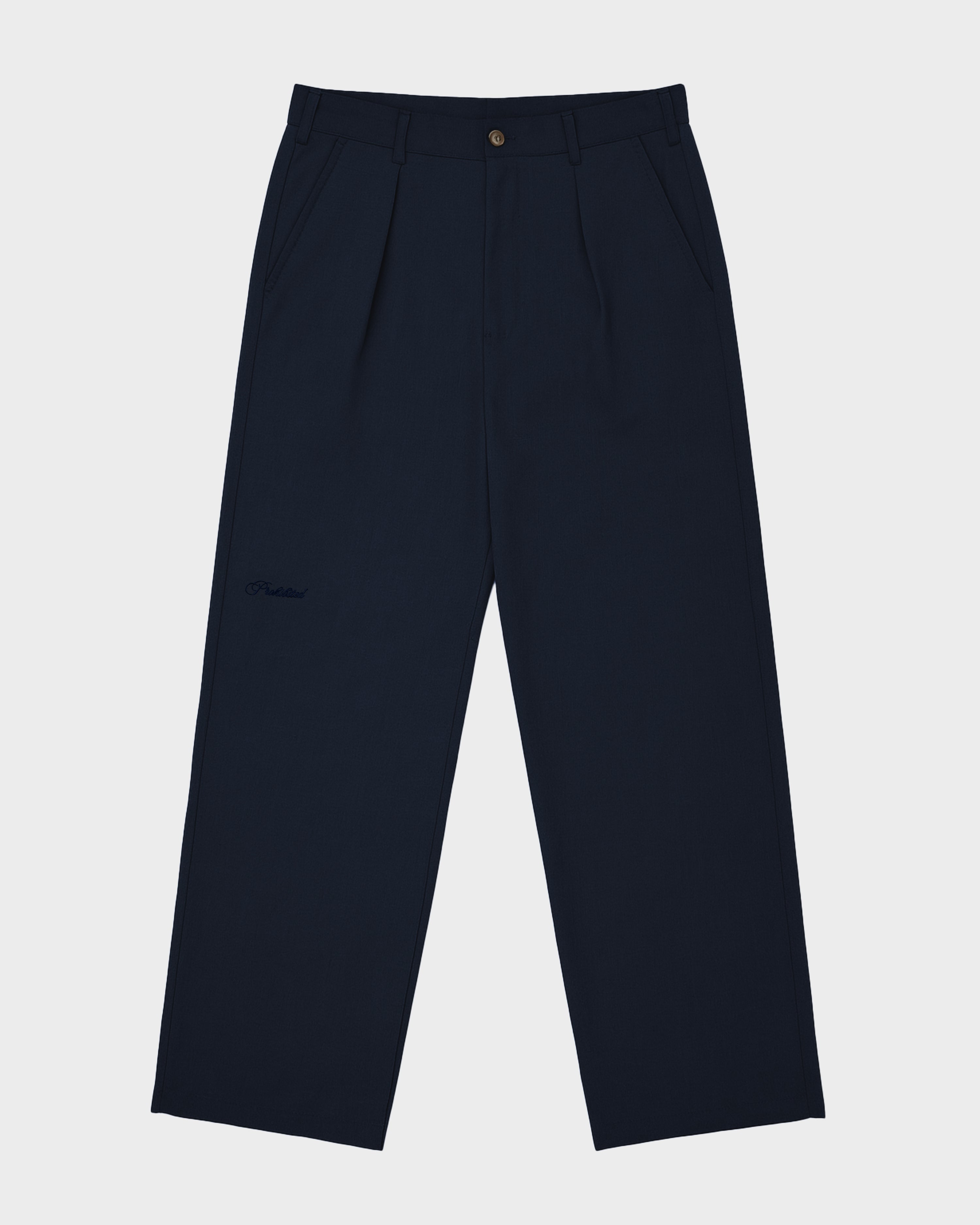 SoHo Pleated Pants Vintage Navy