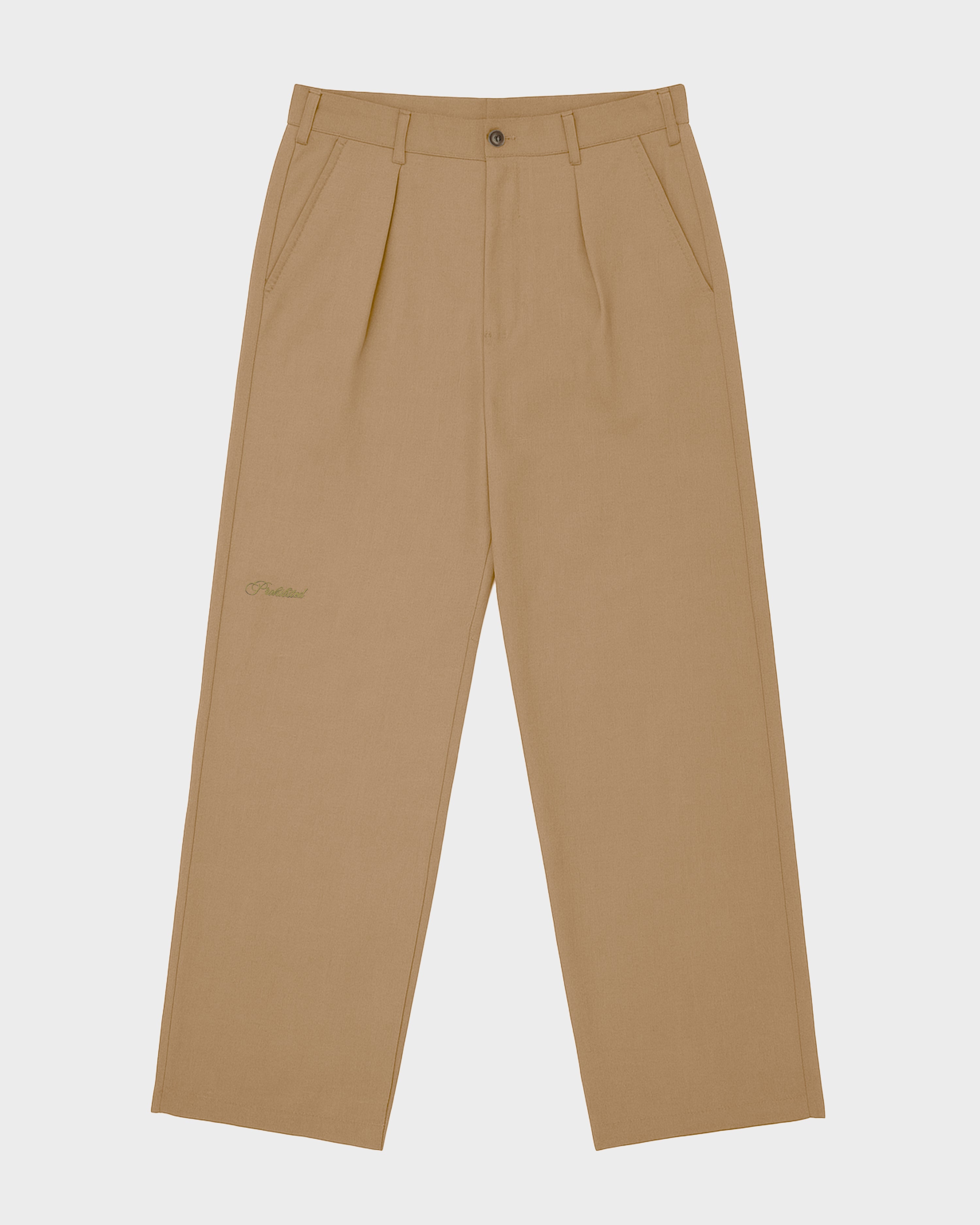 SoHo Pleated Pants Vintage Desert