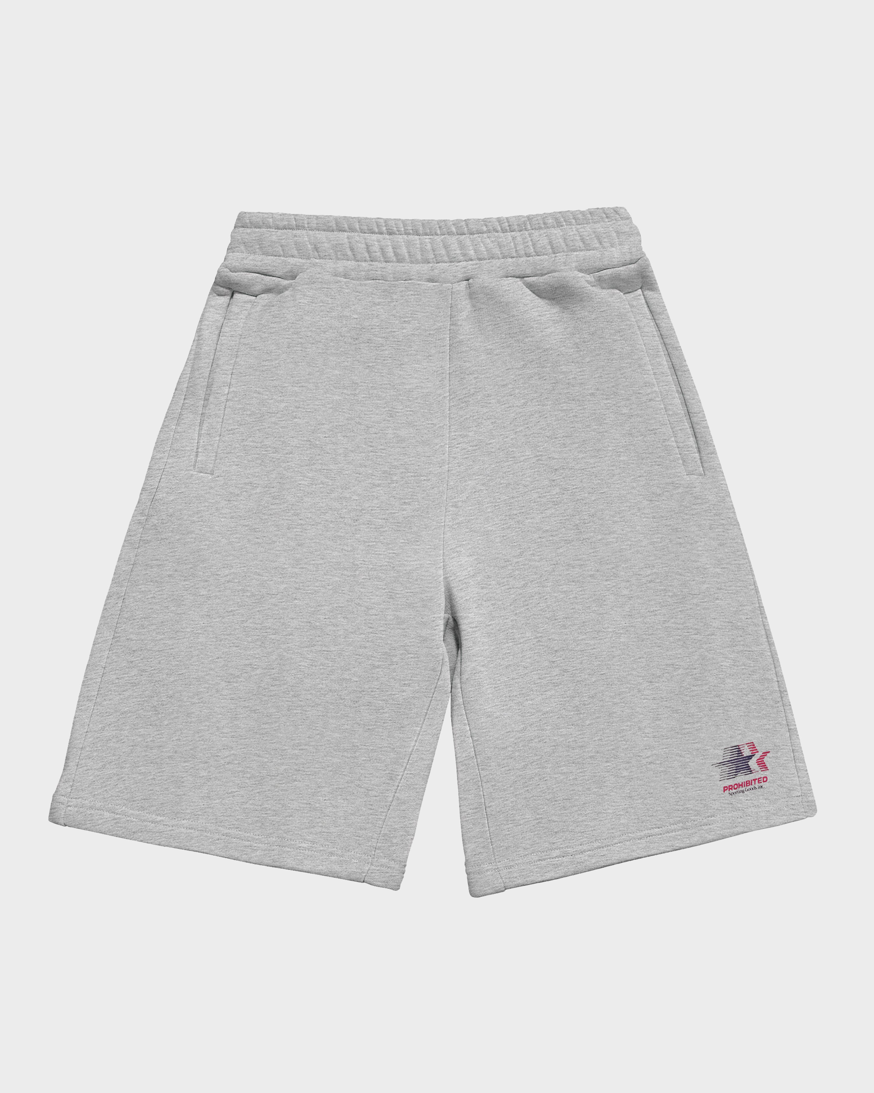 Sporting Goods Shorts Grey Melange