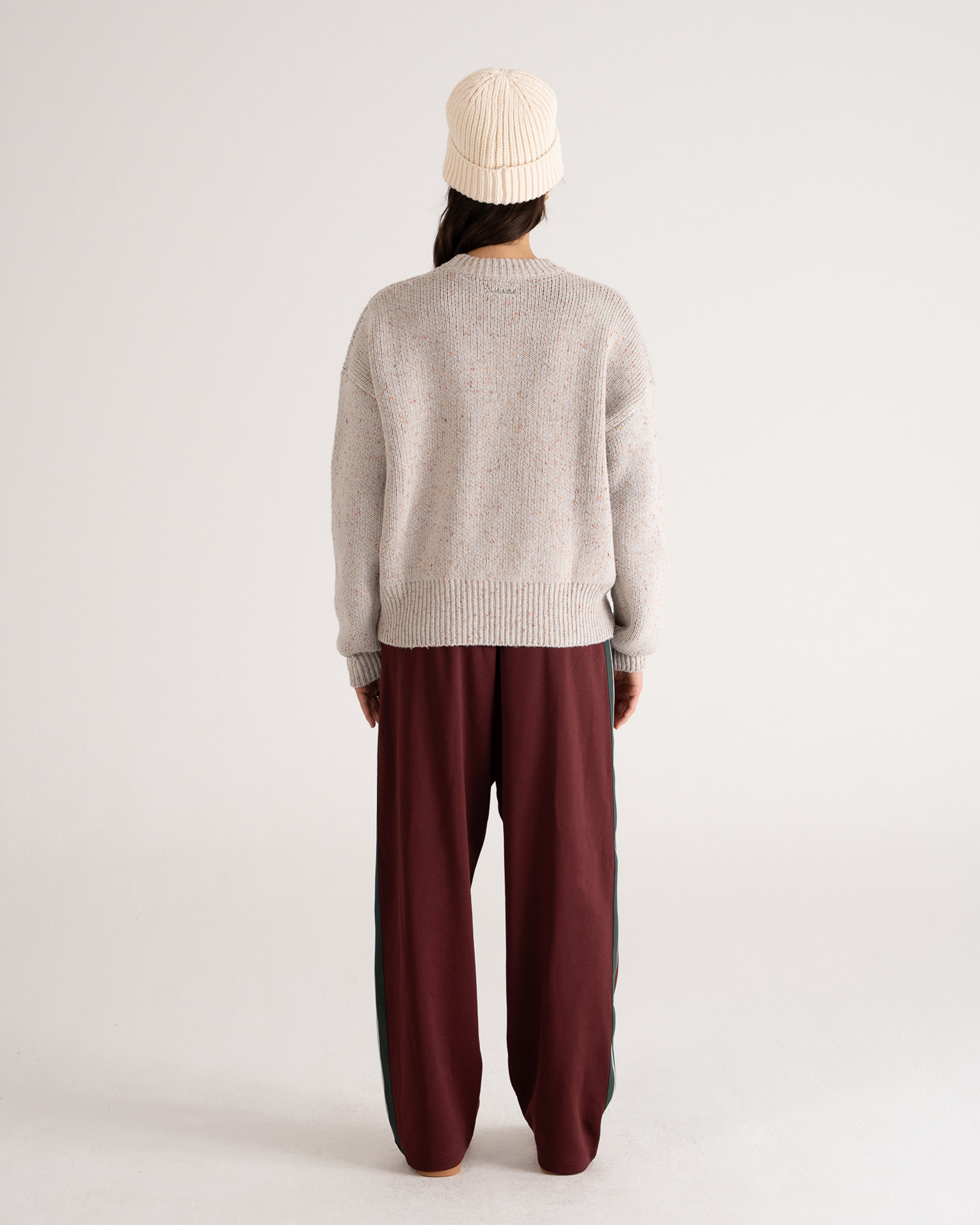Sprout Knit Sweater Grey