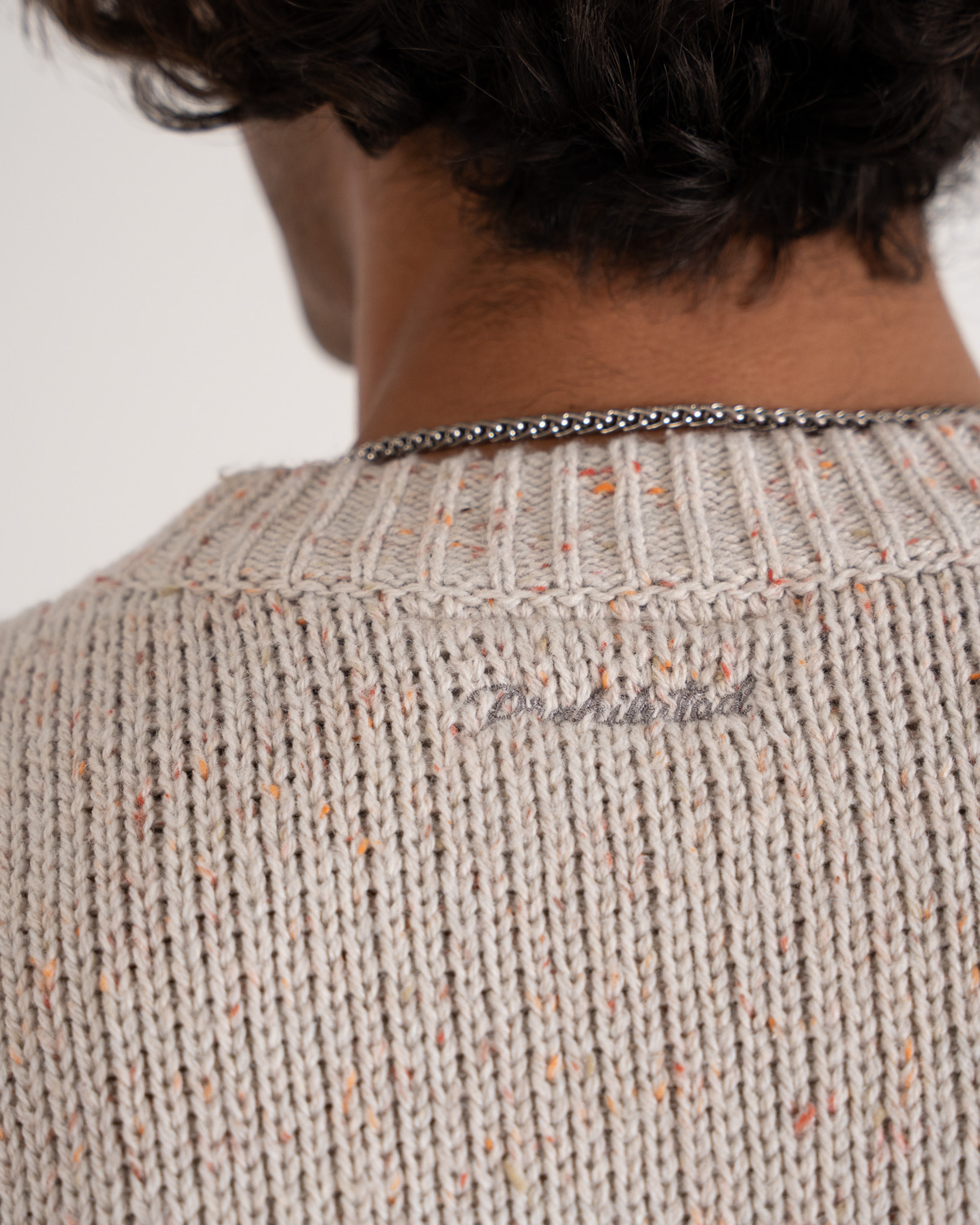 Sprout Knit Sweater Grey