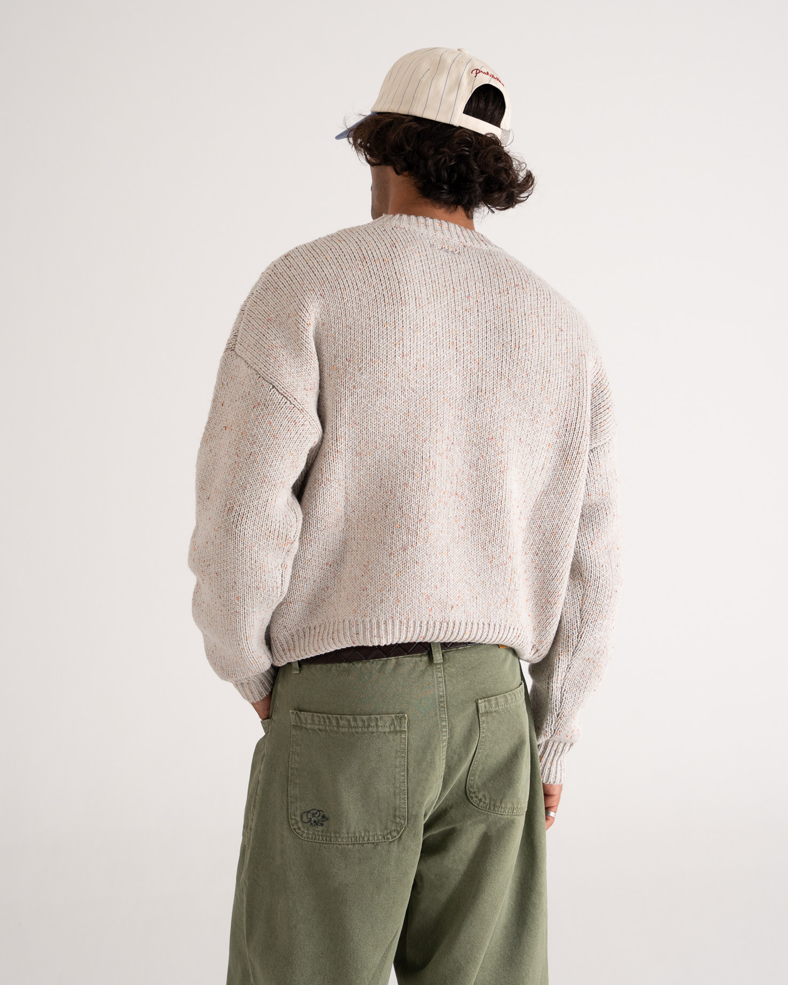 Sprout Knit Sweater Grey