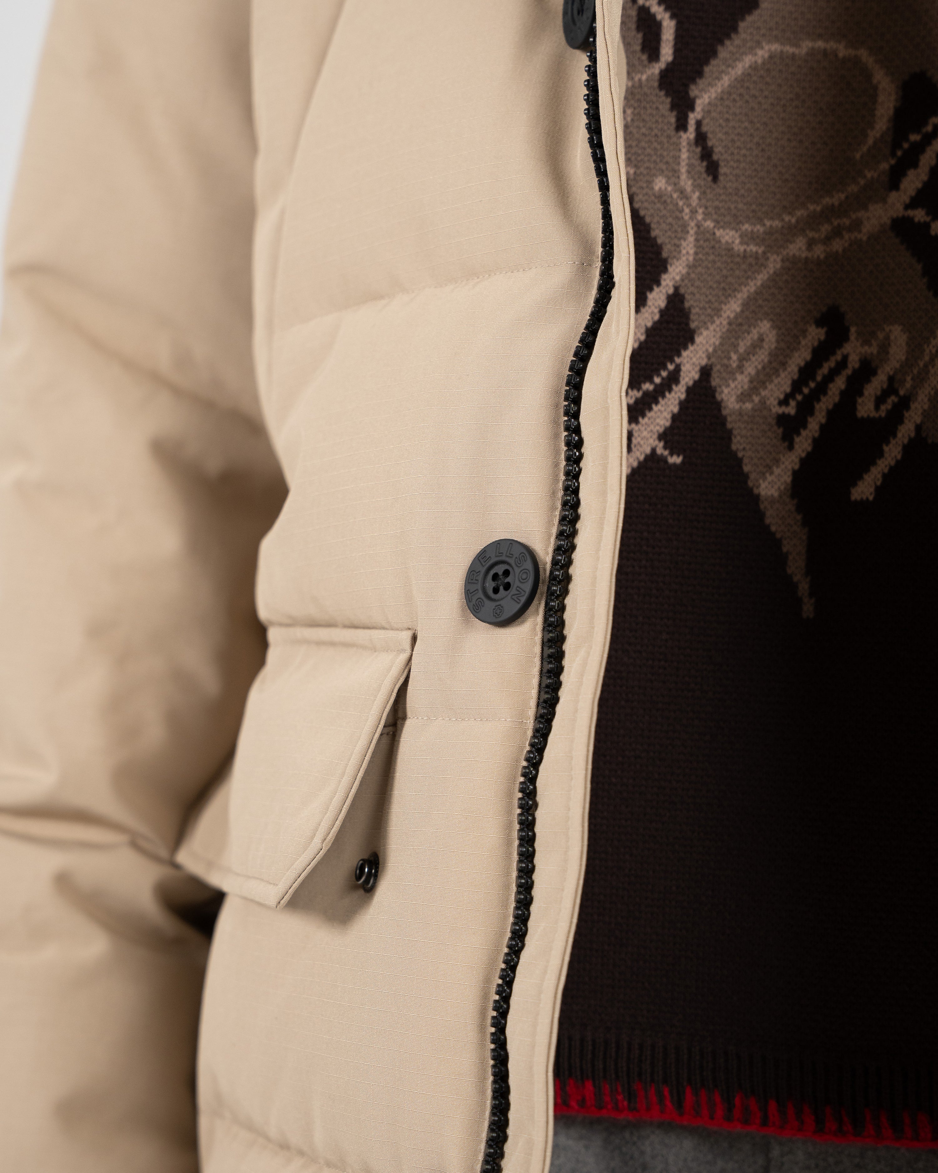 The Swiss Yuppie Winter Jacket Sand