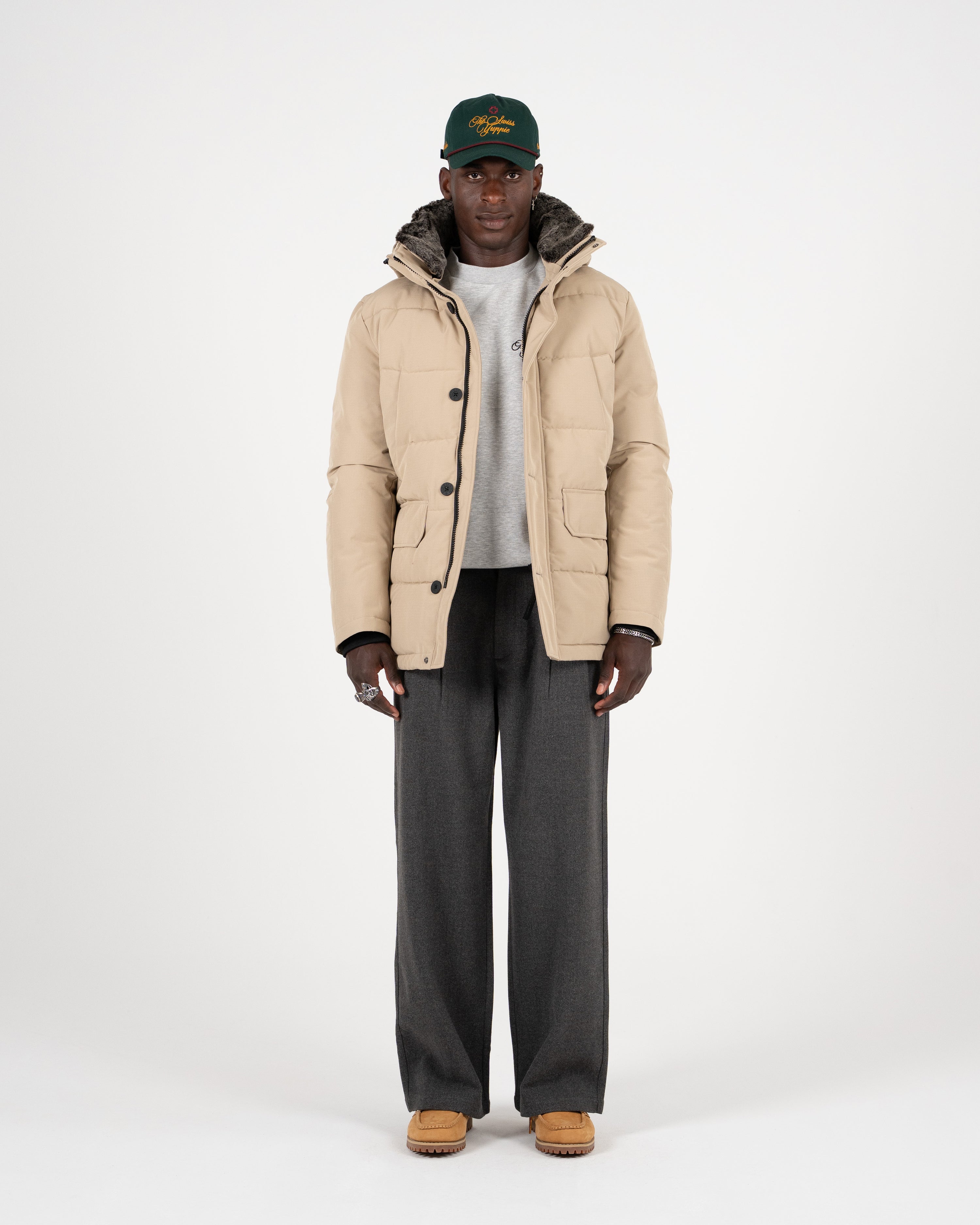 The Swiss Yuppie Winter Jacket Sand