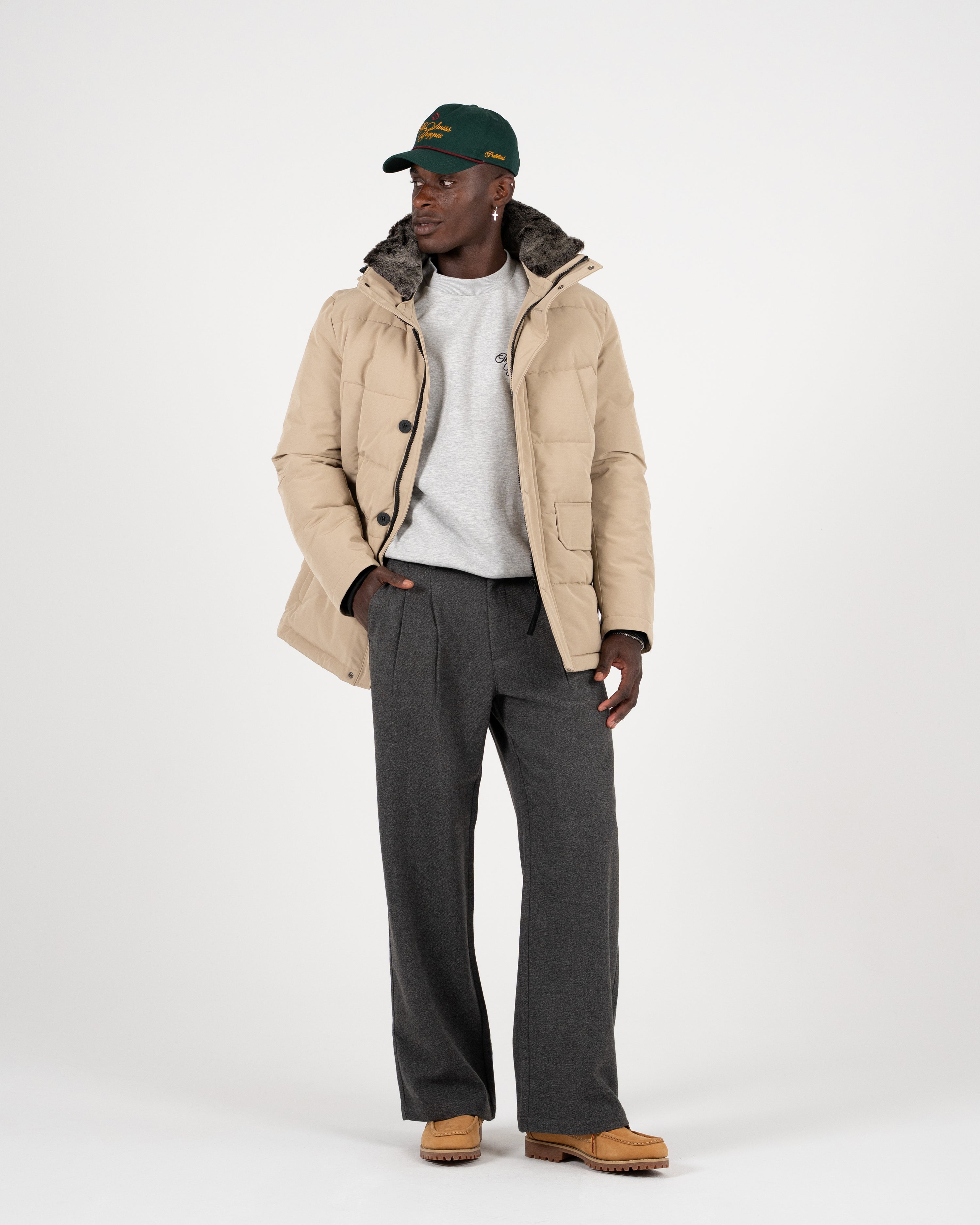 The Swiss Yuppie Winter Jacket Sand