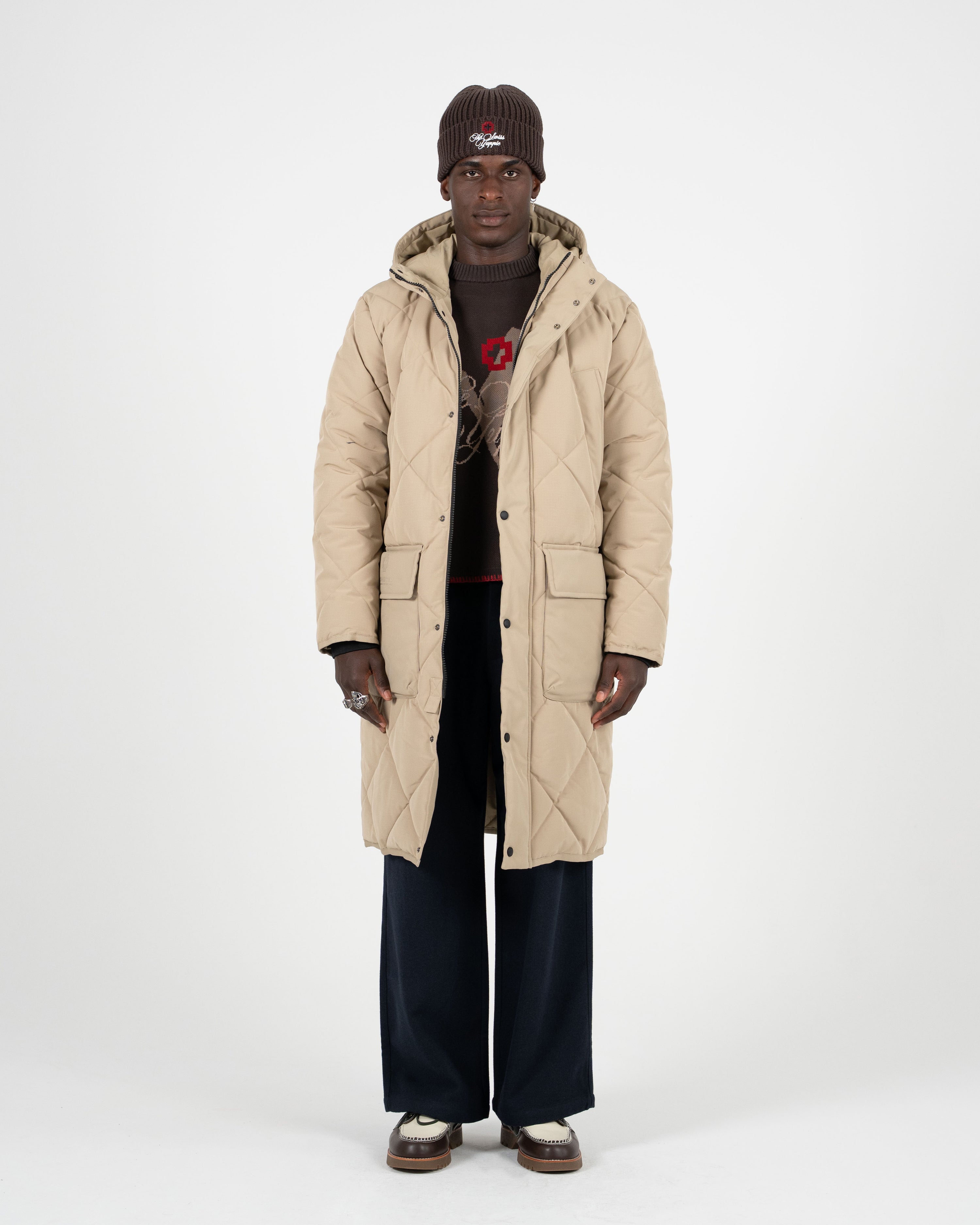 The Swiss Yuppie Winter Parka Sand