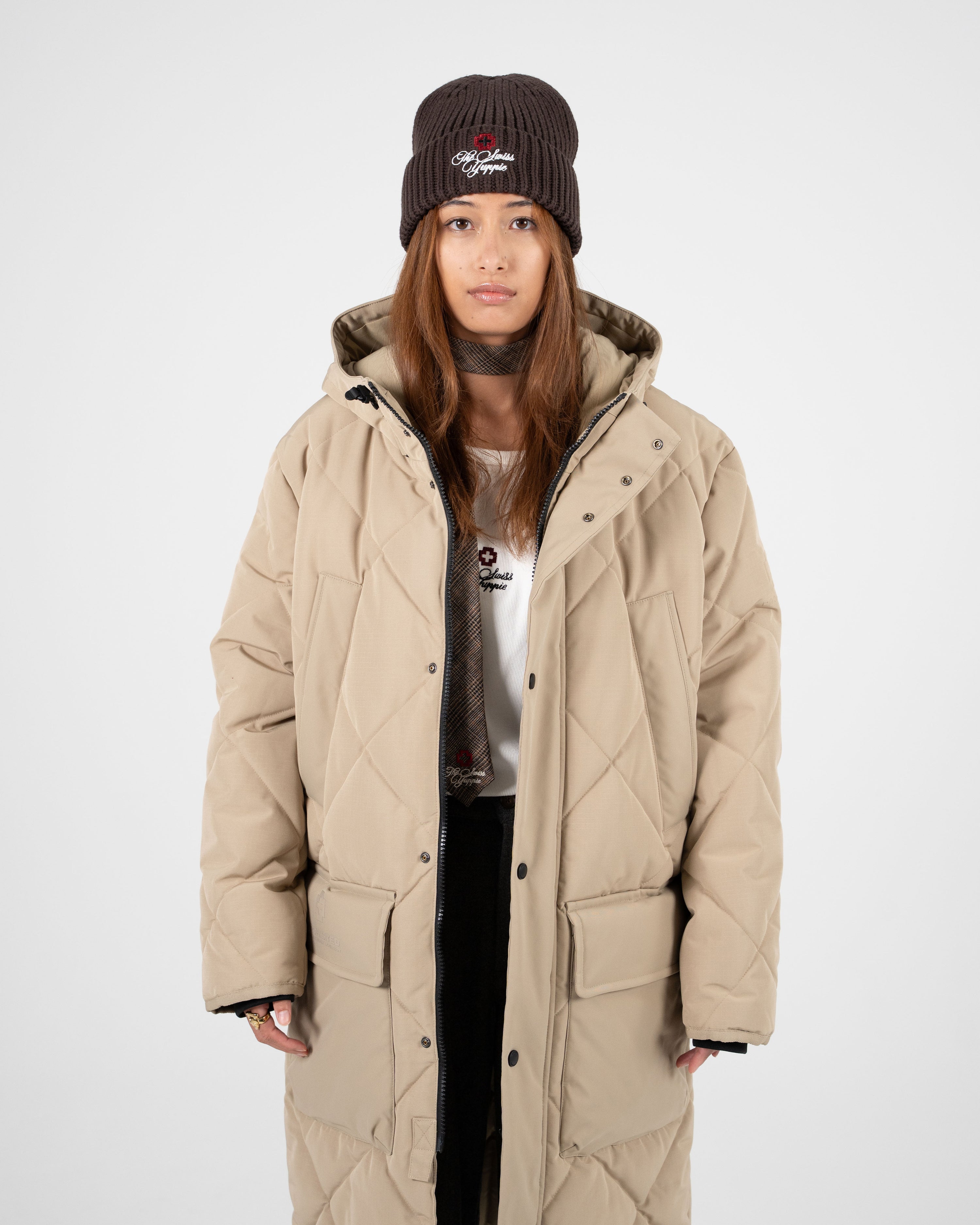 The Swiss Yuppie Winter Parka Sand