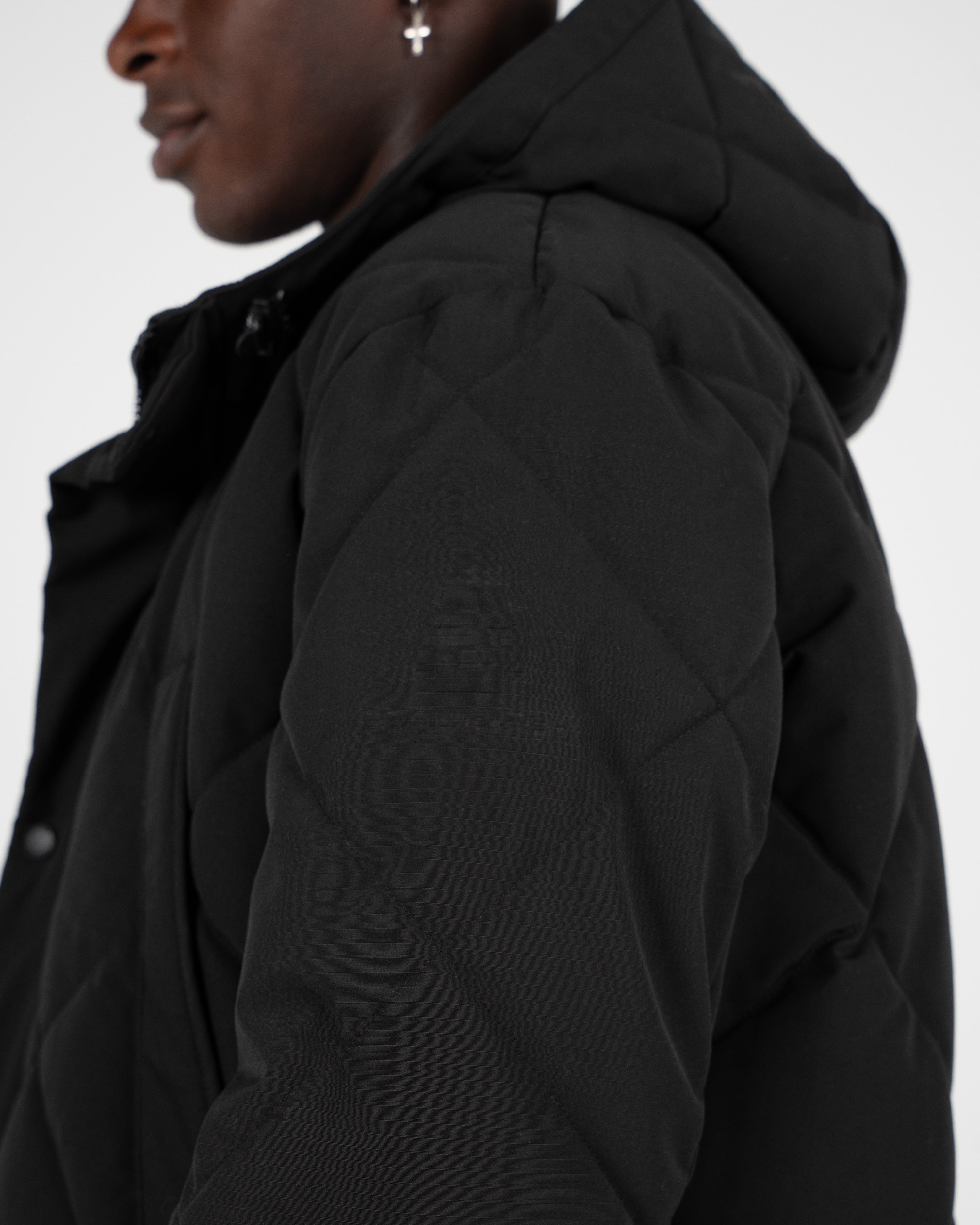 The Swiss Yuppie Winter Parka Black