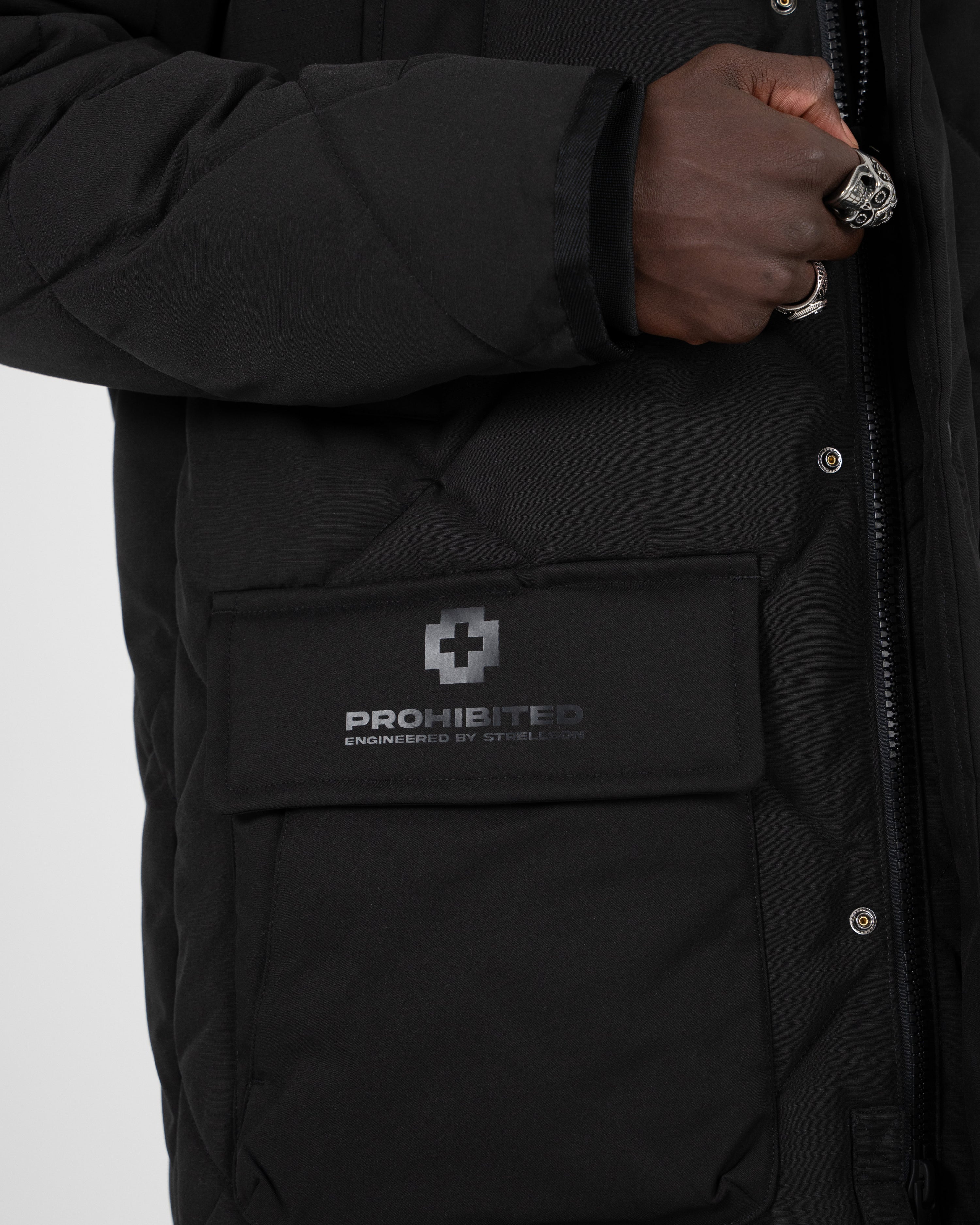 The Swiss Yuppie Winter Parka Black