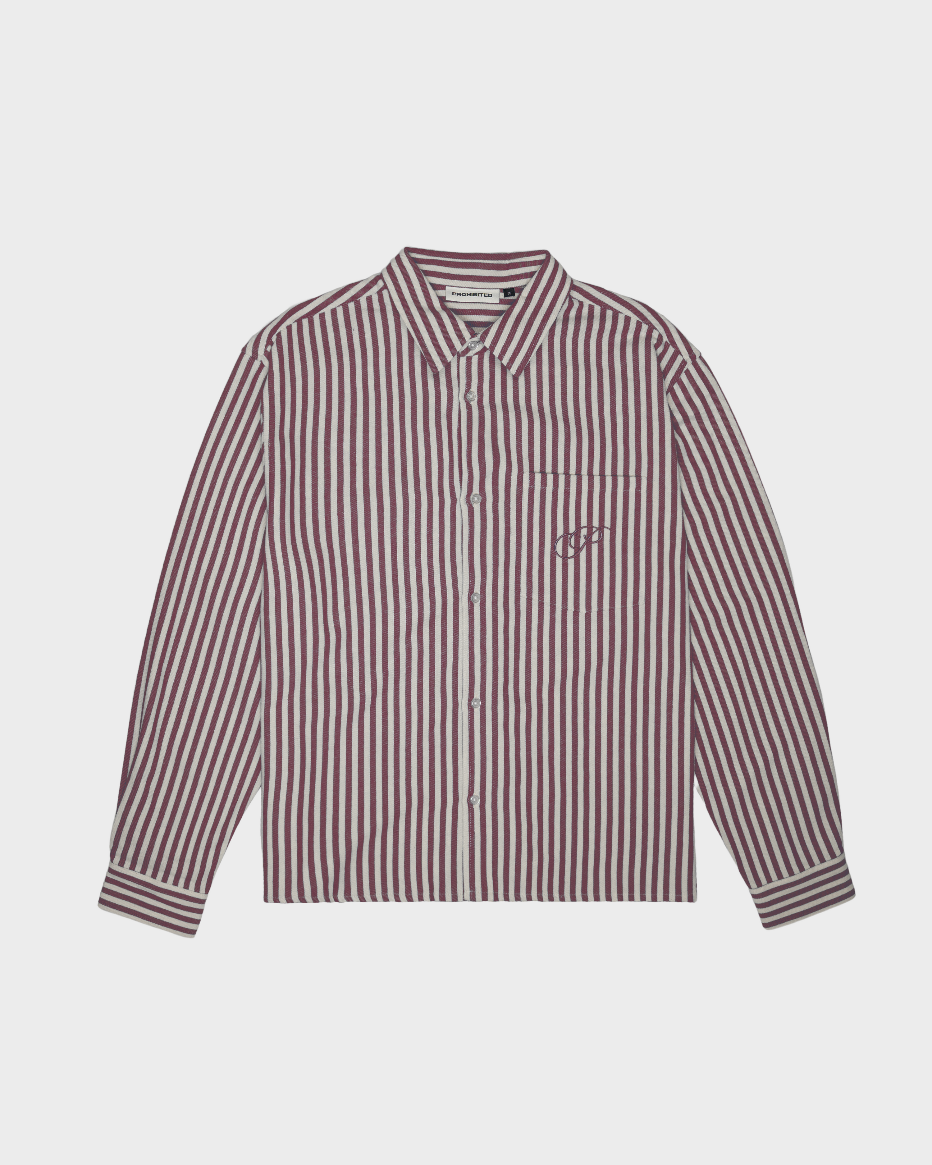 Striped Vacation Shirt Bordeaux