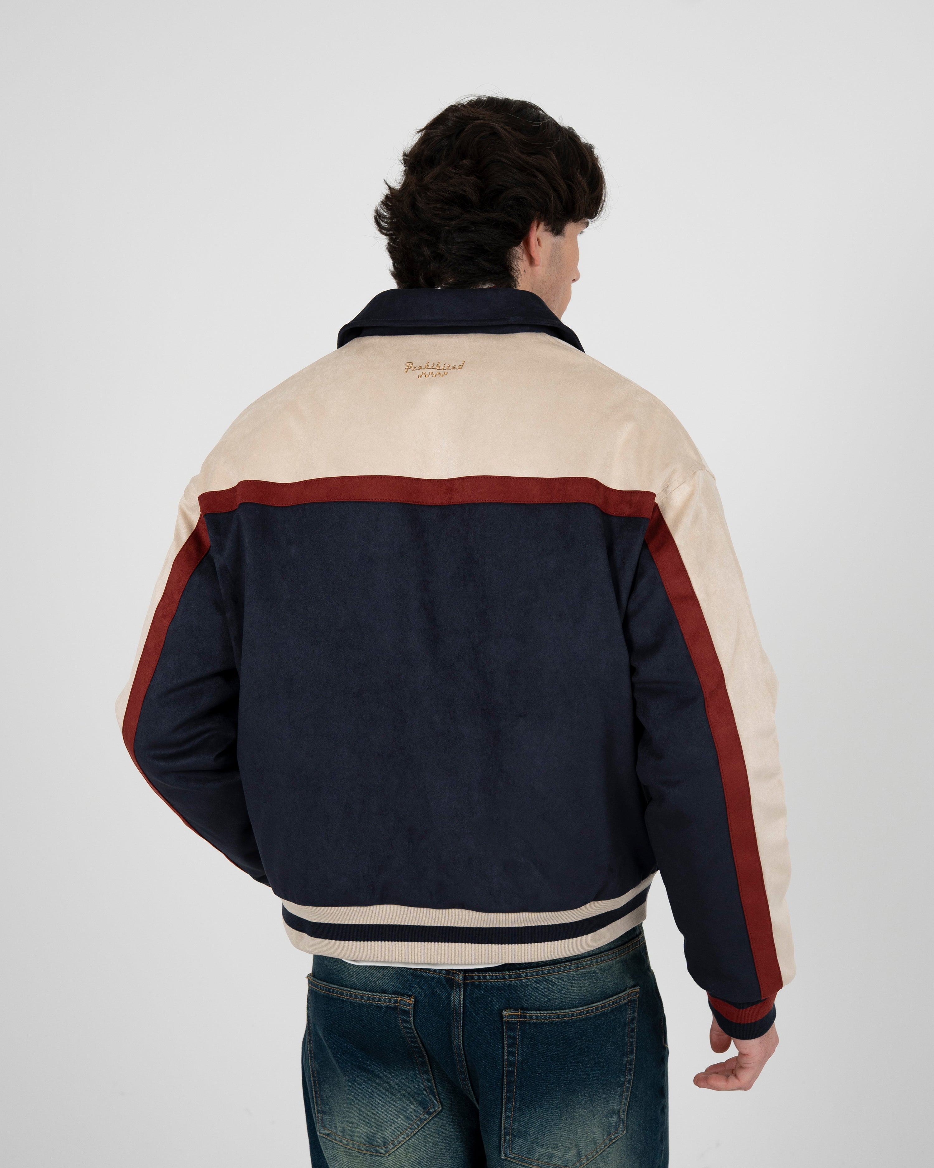 Suede Club Jacket Navy