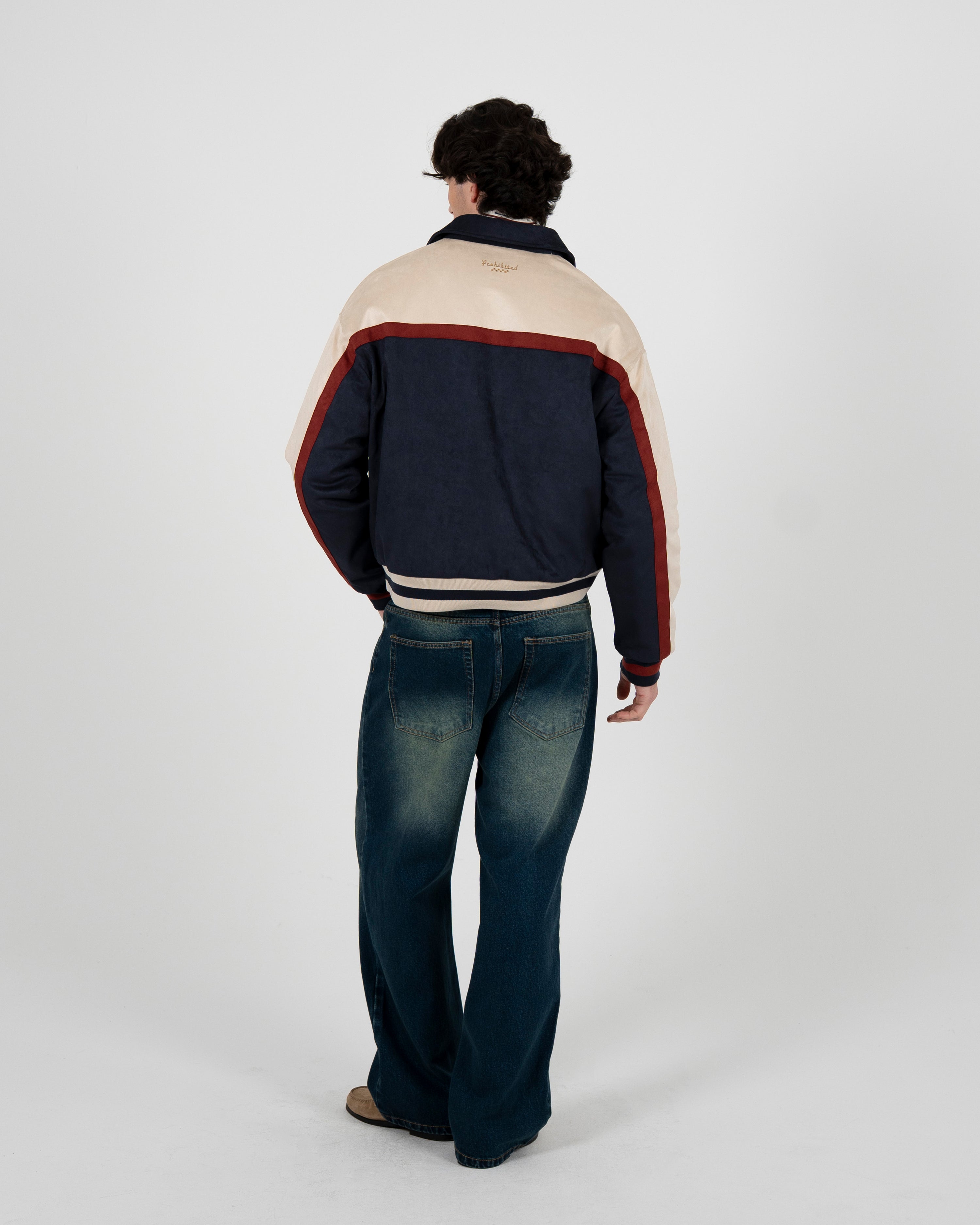 Suede Club Jacket Navy