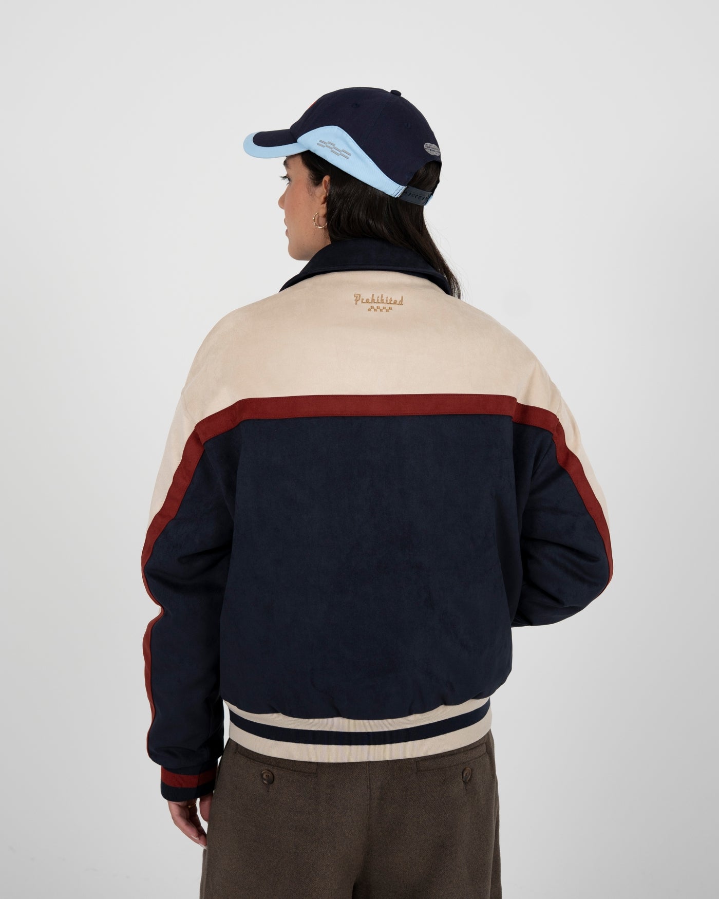 Suede Club Jacket | Navy