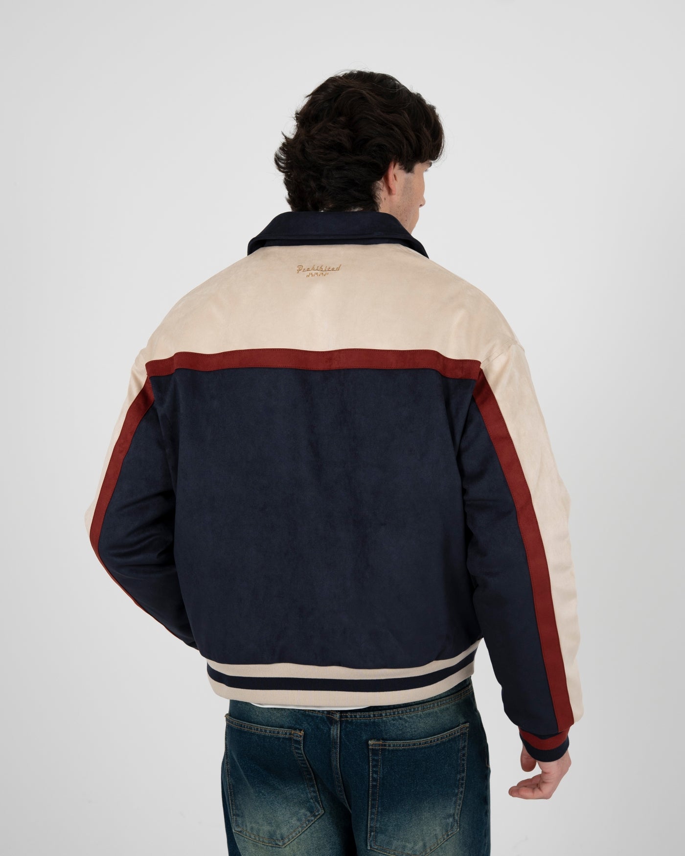 Suede Club Jacket | Navy