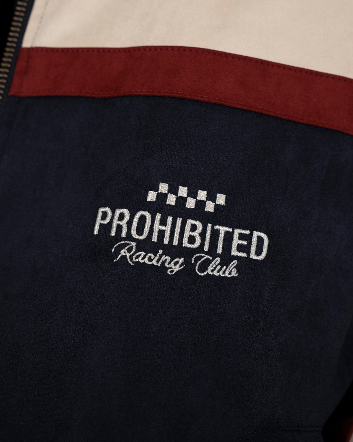 Suede Club Jacket | Navy