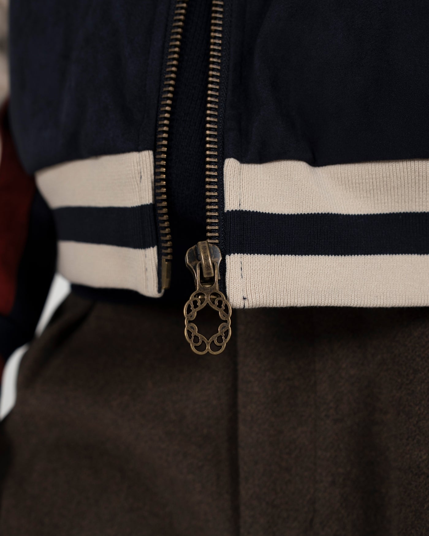 Suede Club Jacket | Navy