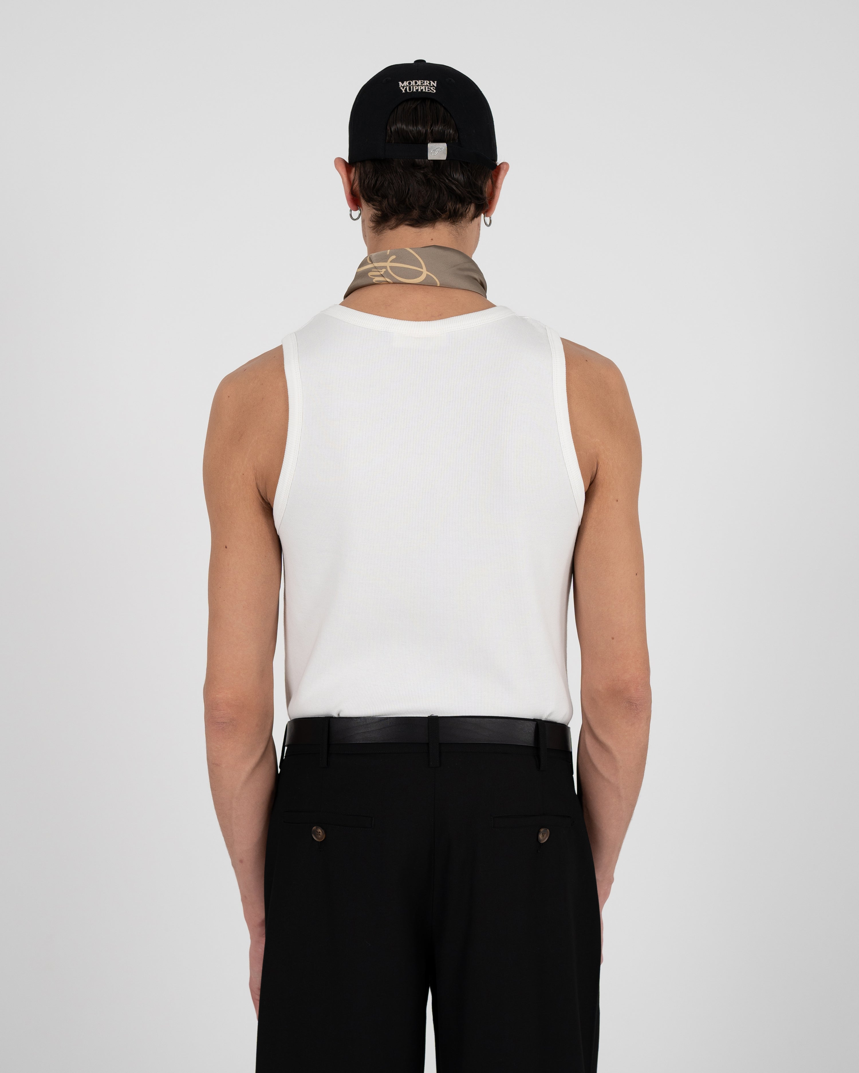 The Embroidery Tank Top Off-White