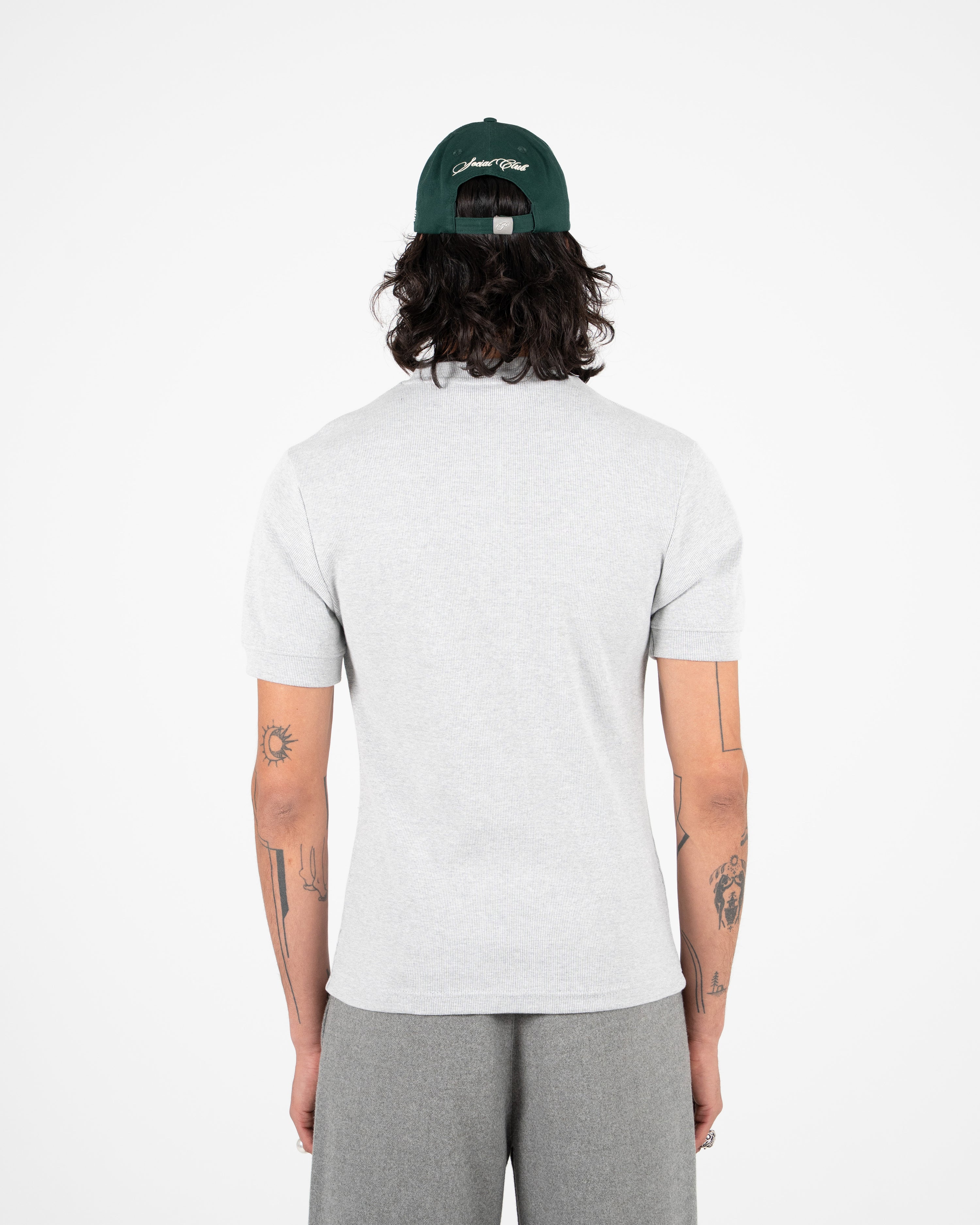The Slim Tee Grey Melange