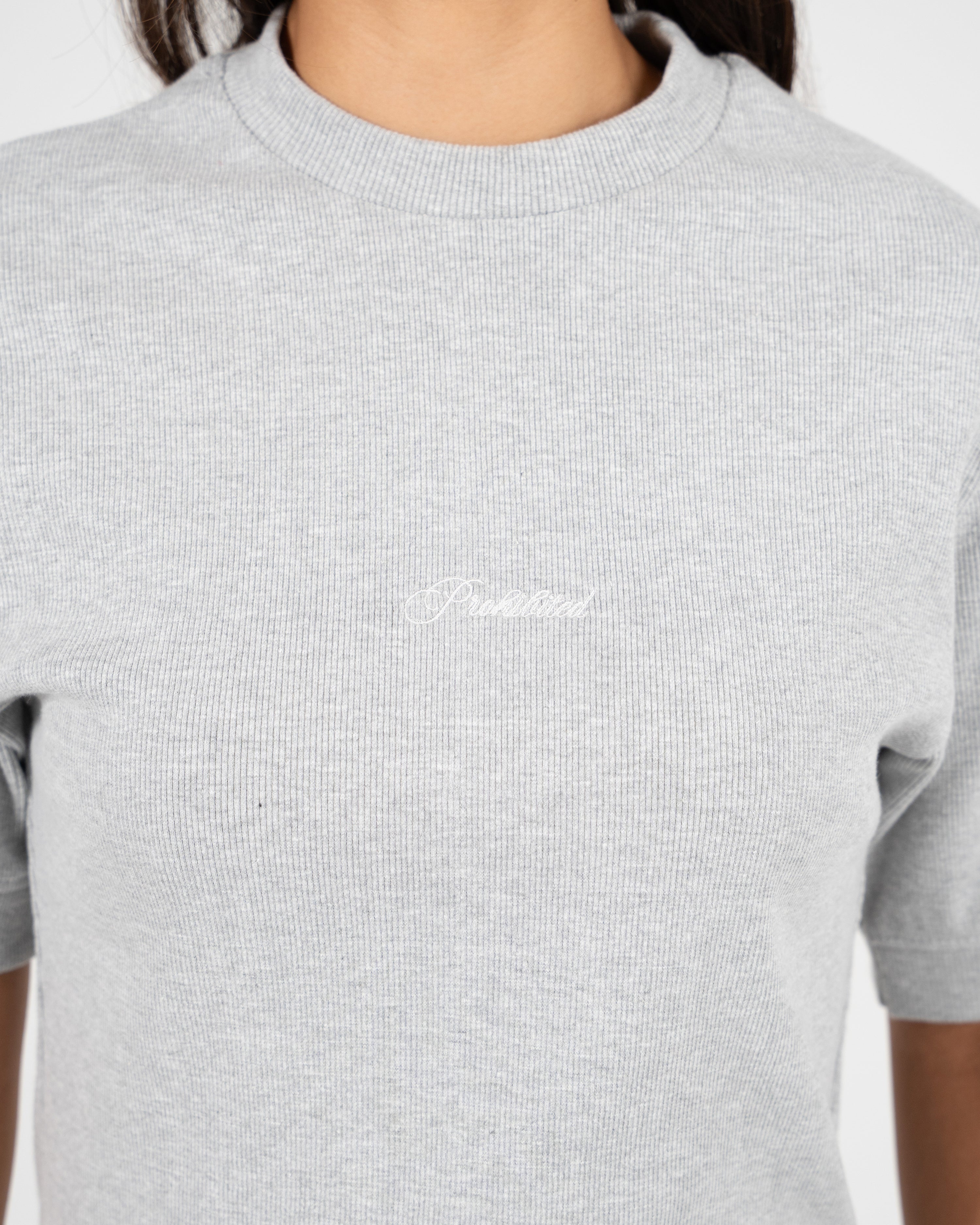The Slim Tee Grey Melange