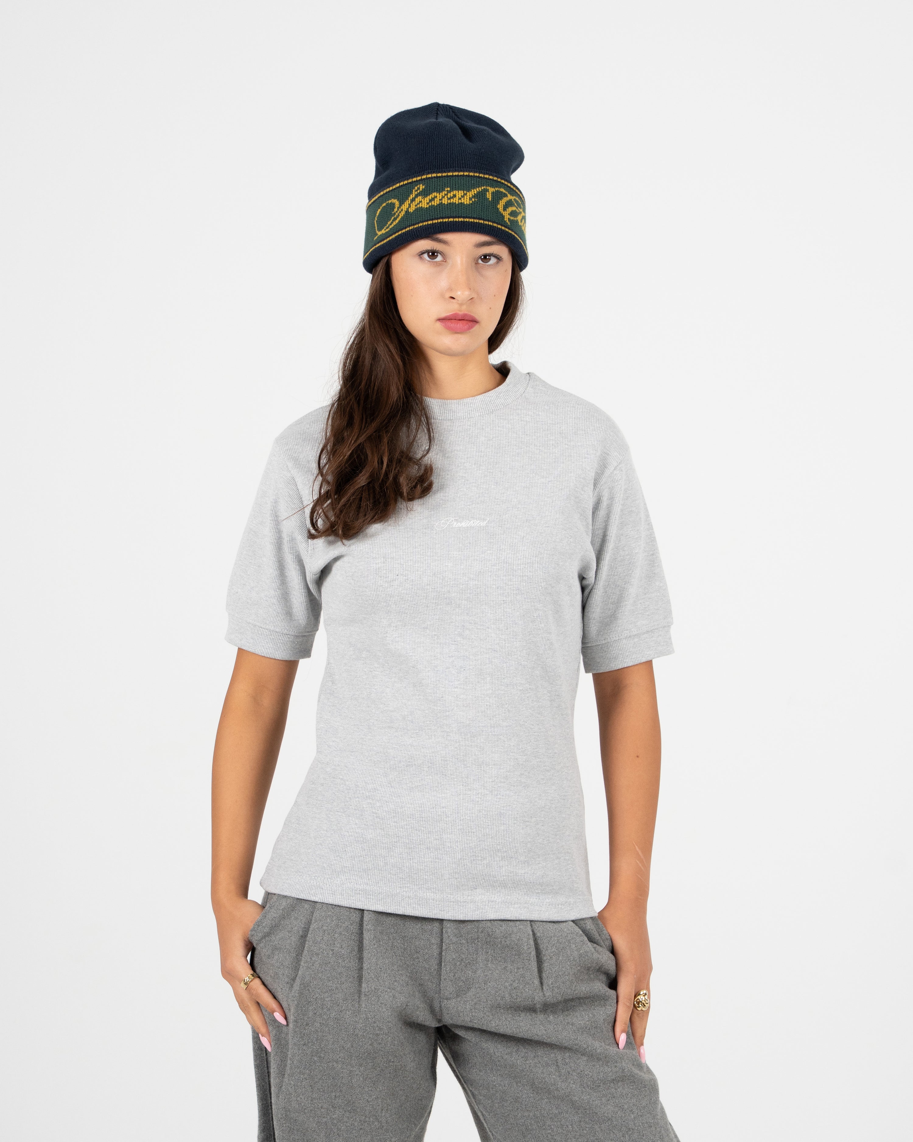The Slim Tee Grey Melange