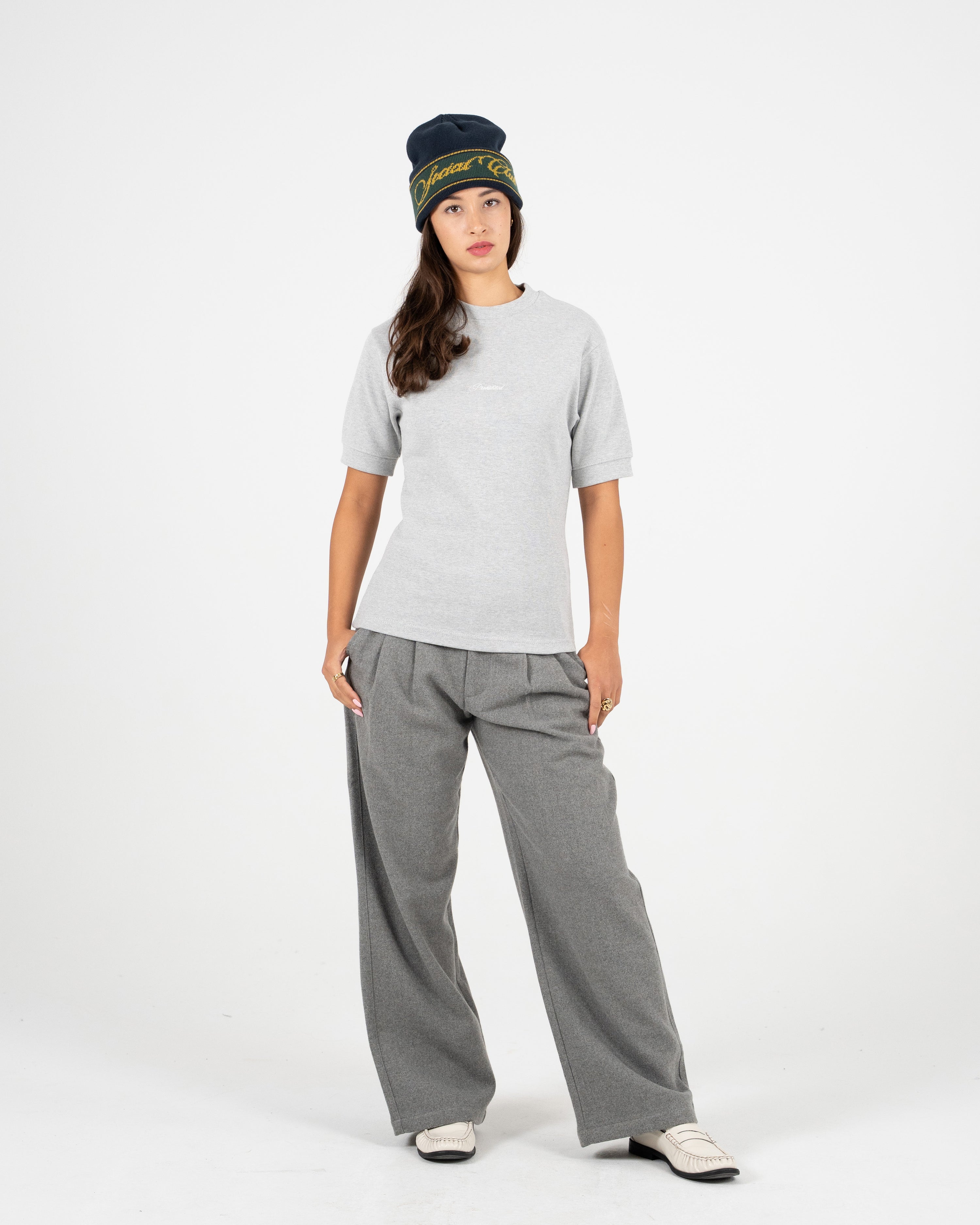 The Slim Tee Grey Melange