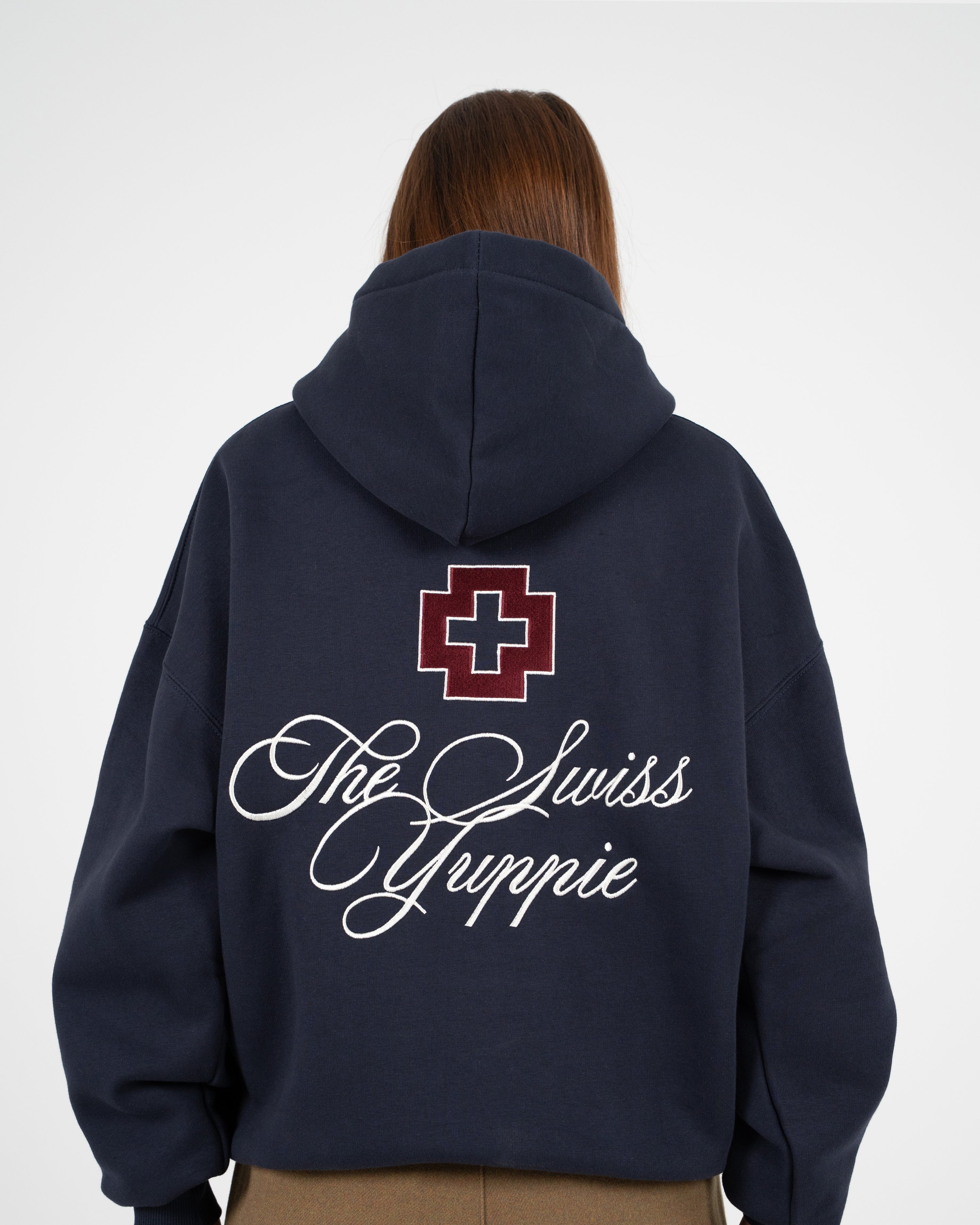 The Swiss Yuppie Hoodie Navy