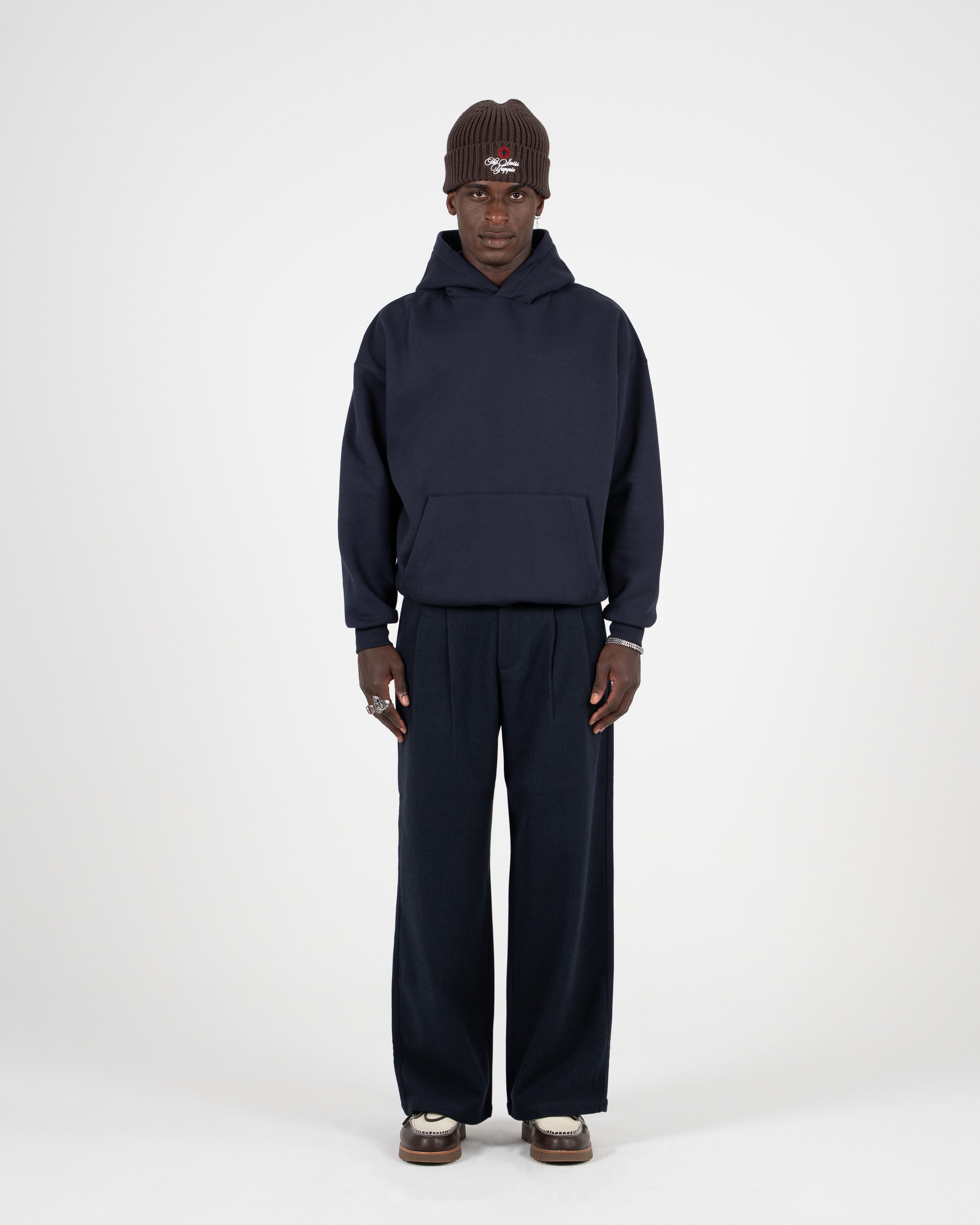 The Swiss Yuppie Hoodie Navy