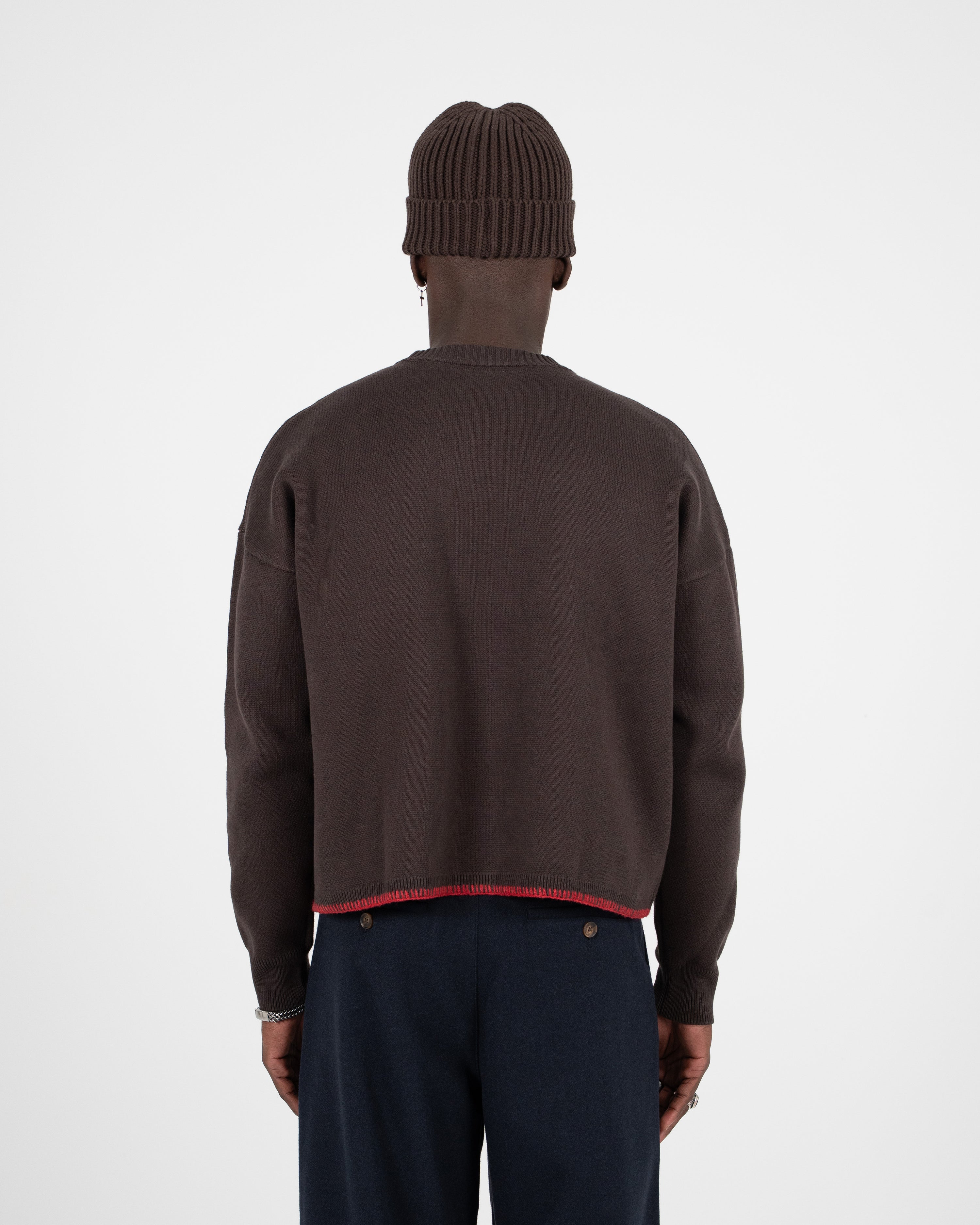 The Swiss Yuppie Knit Sweater Brown