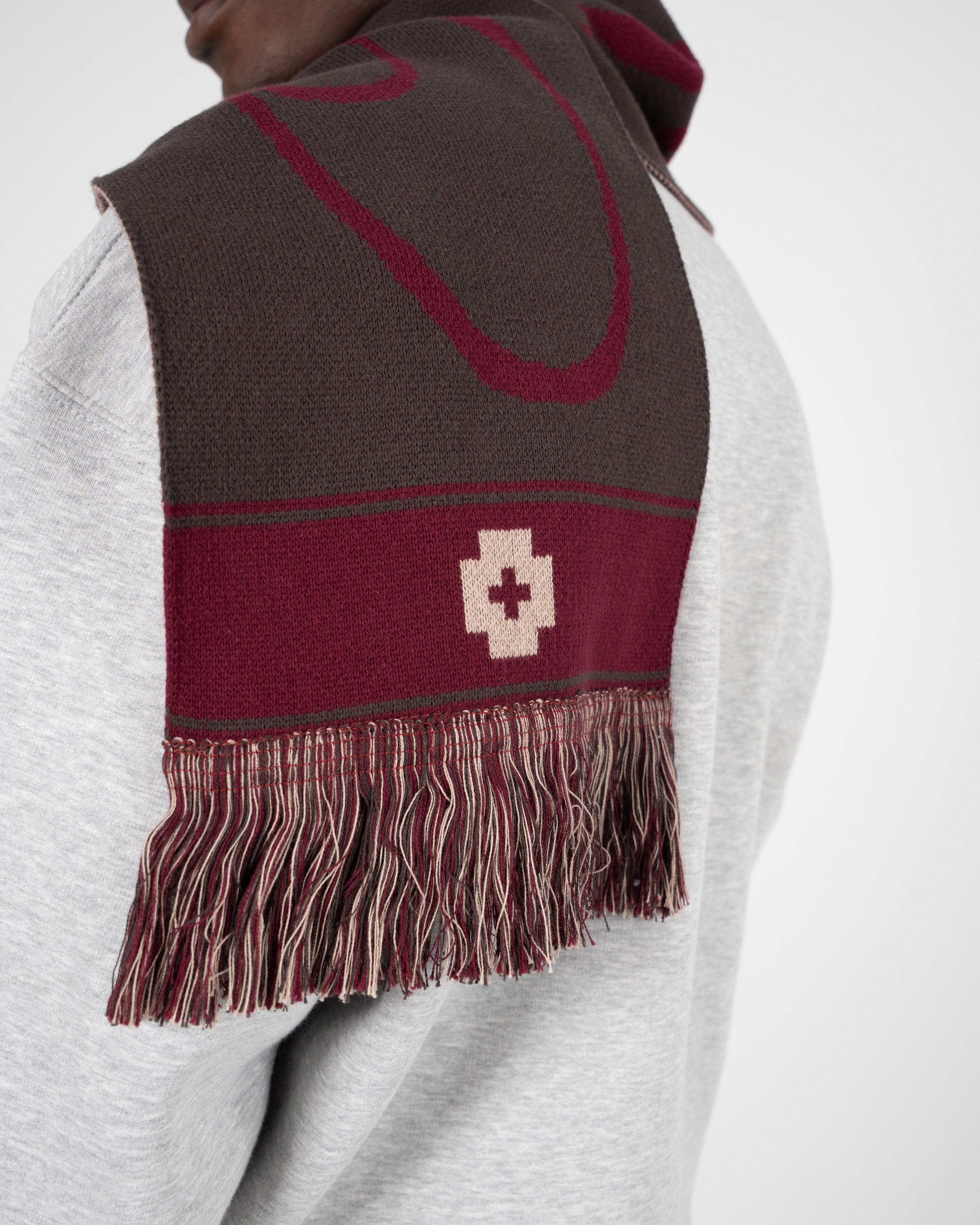 The Swiss Yuppie Scarf Brown