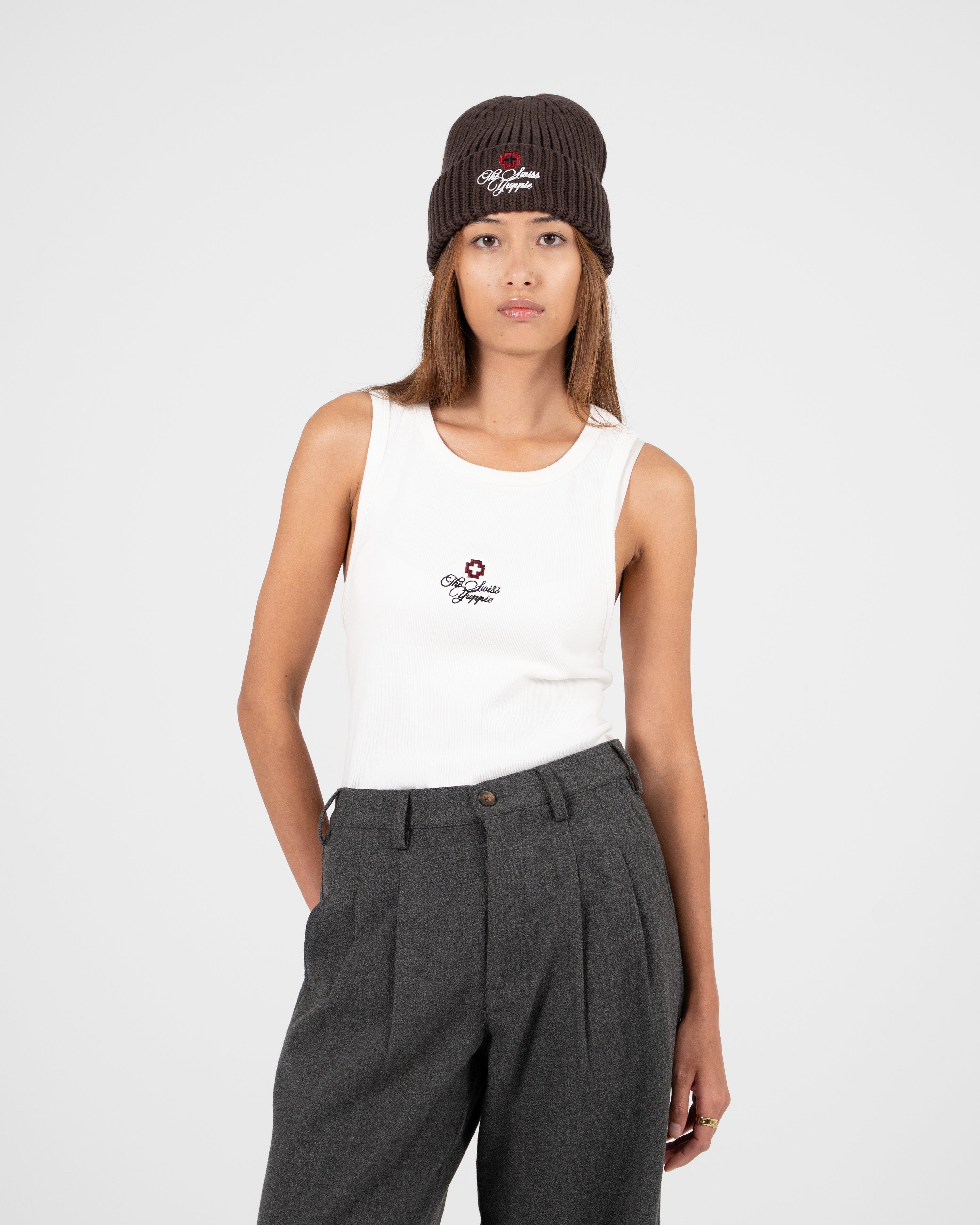 The Swiss Yuppie Tank Top Off-White