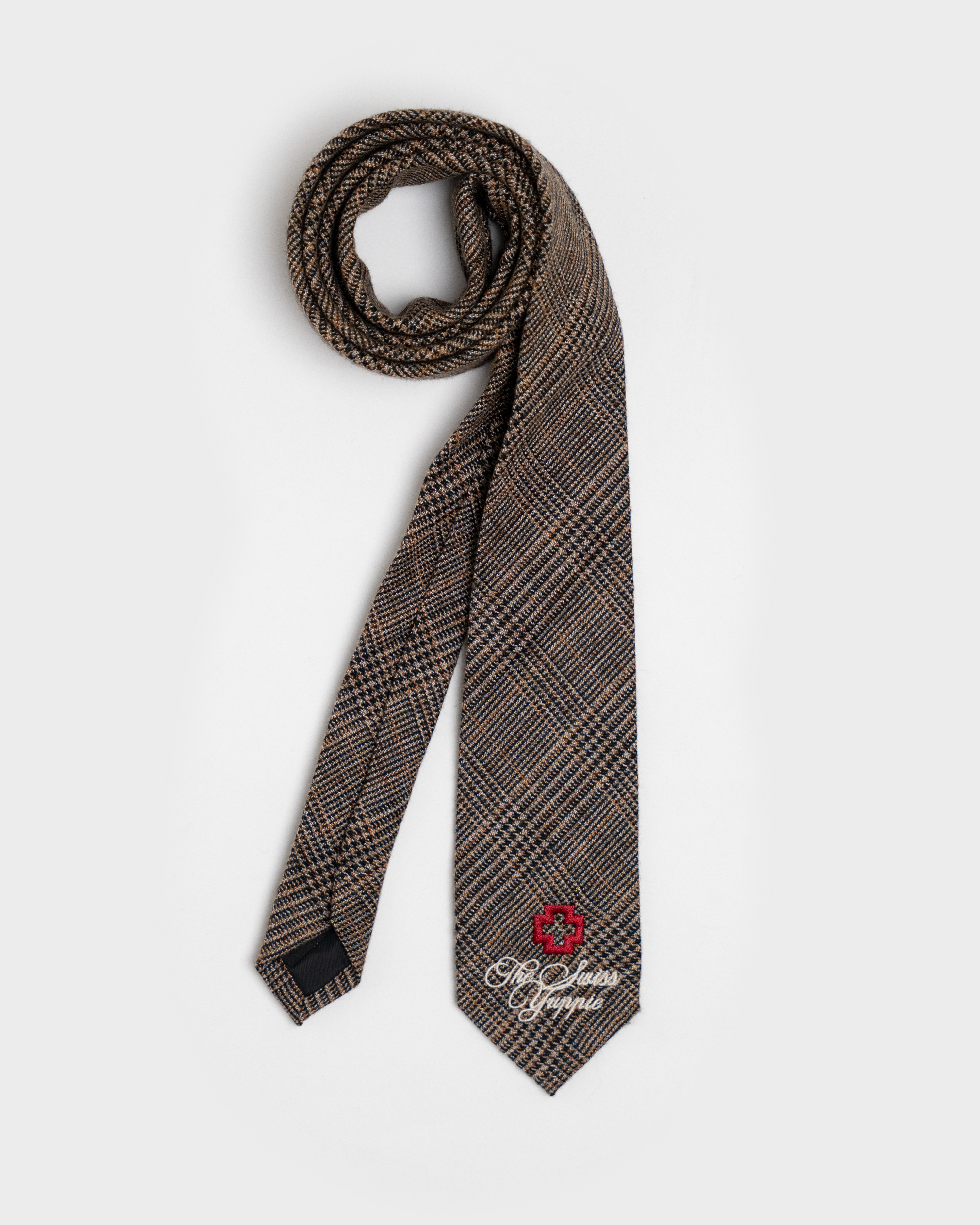 The Swiss Yuppie Tie Brown