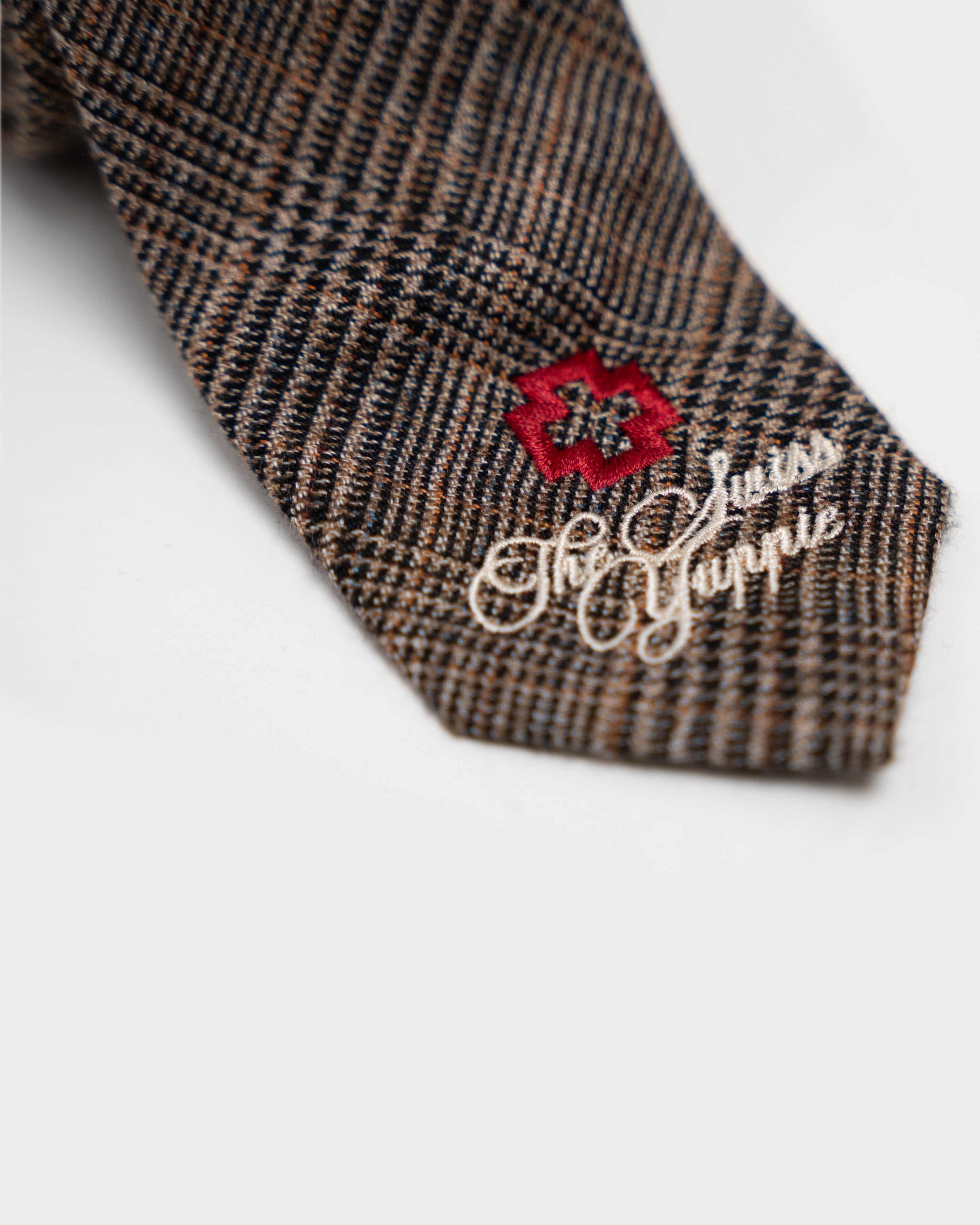 The Swiss Yuppie Tie Brown