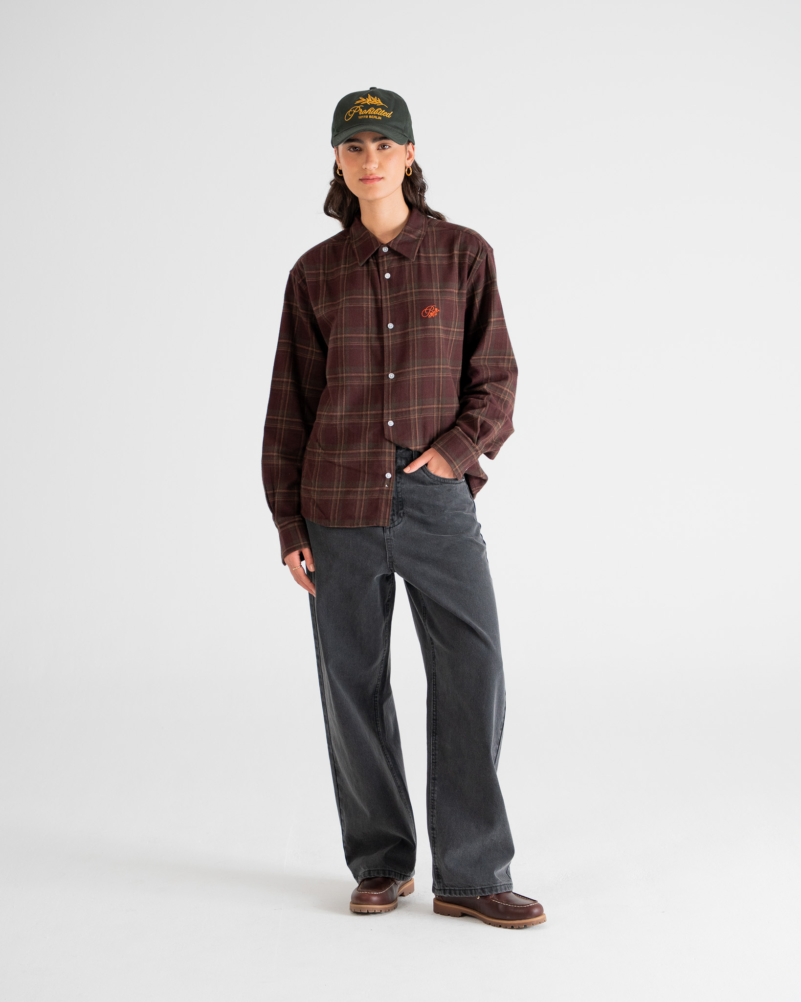 Timber Flannel Shirt Bordeaux