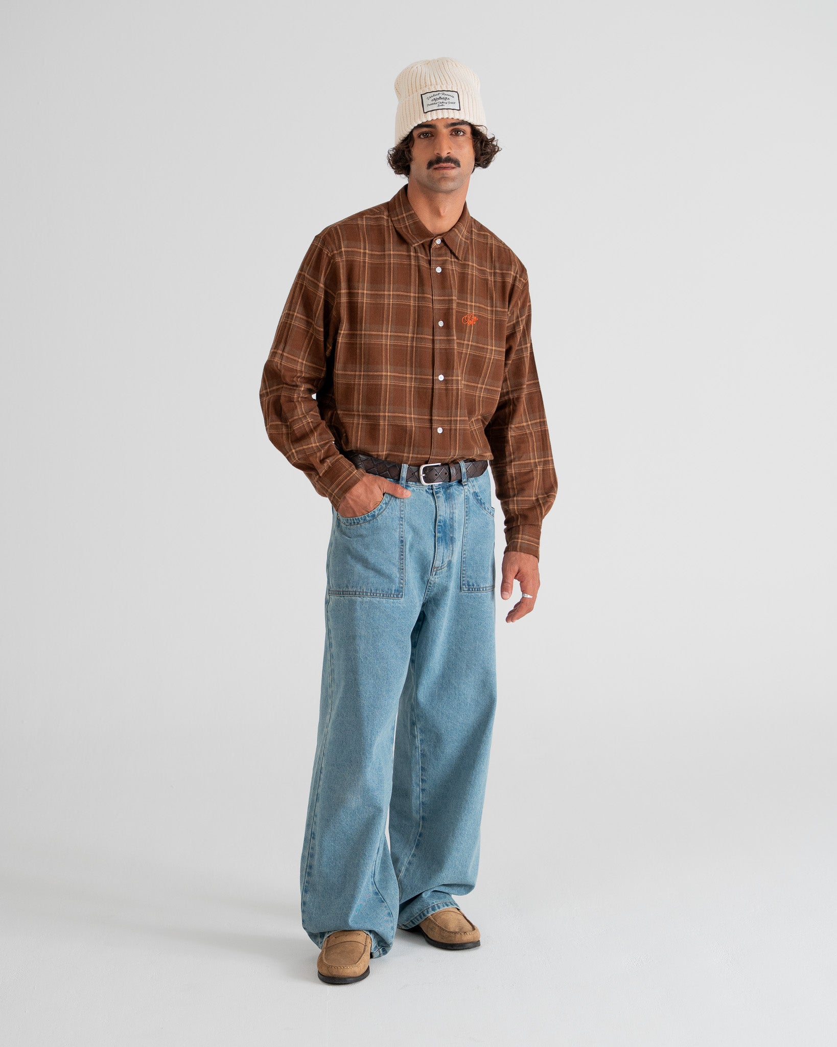 Timber Flannel Shirt Brown