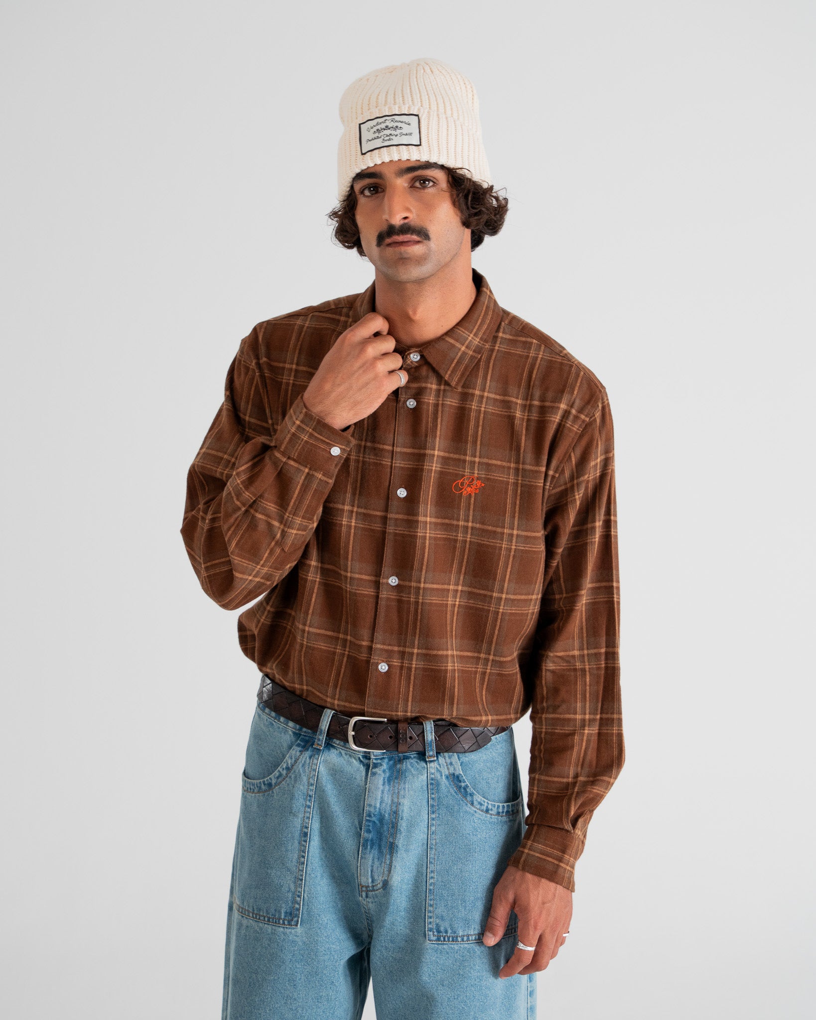 Timber Flannel Shirt Brown