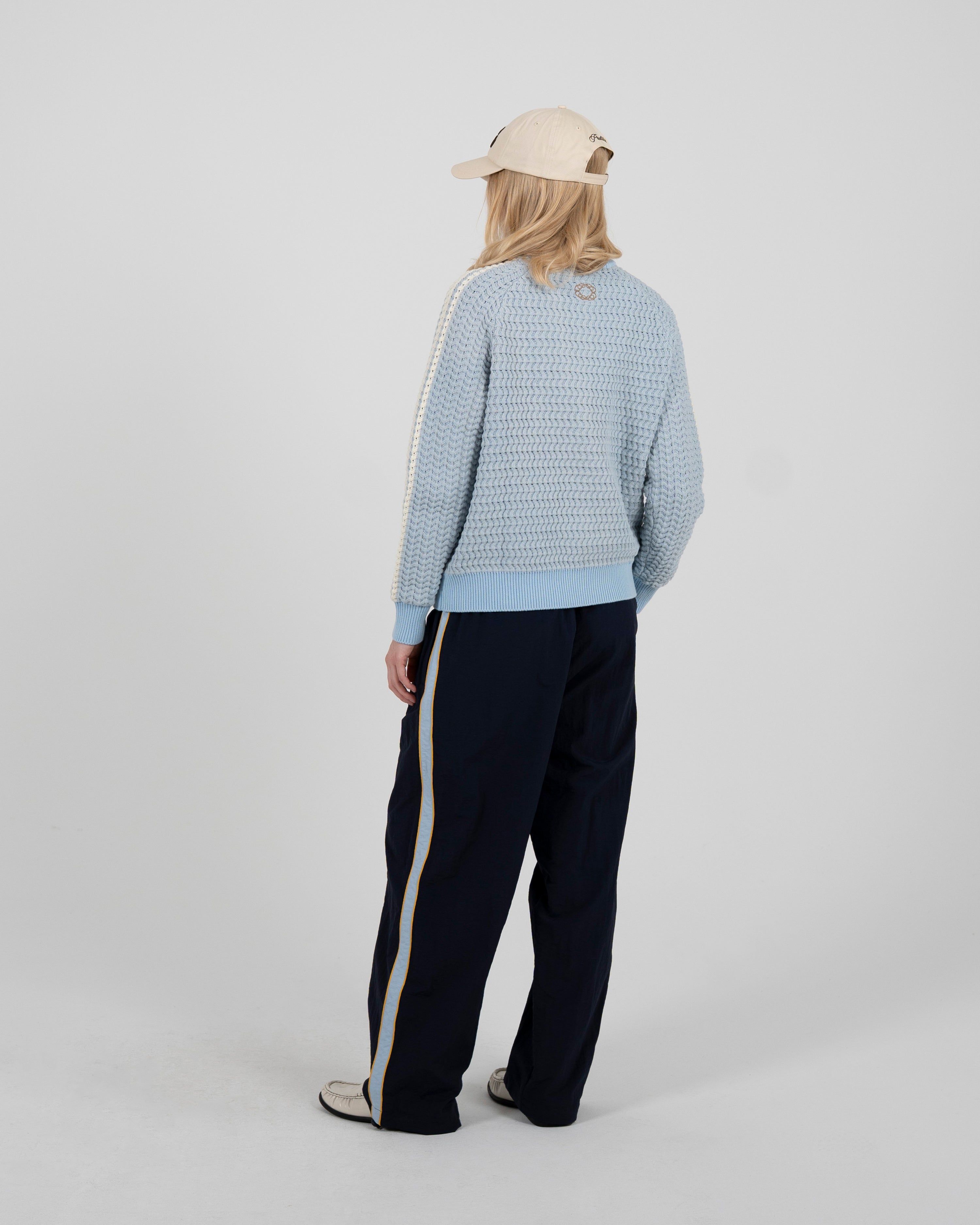 Trail Braking Knit Trackjacket Blue