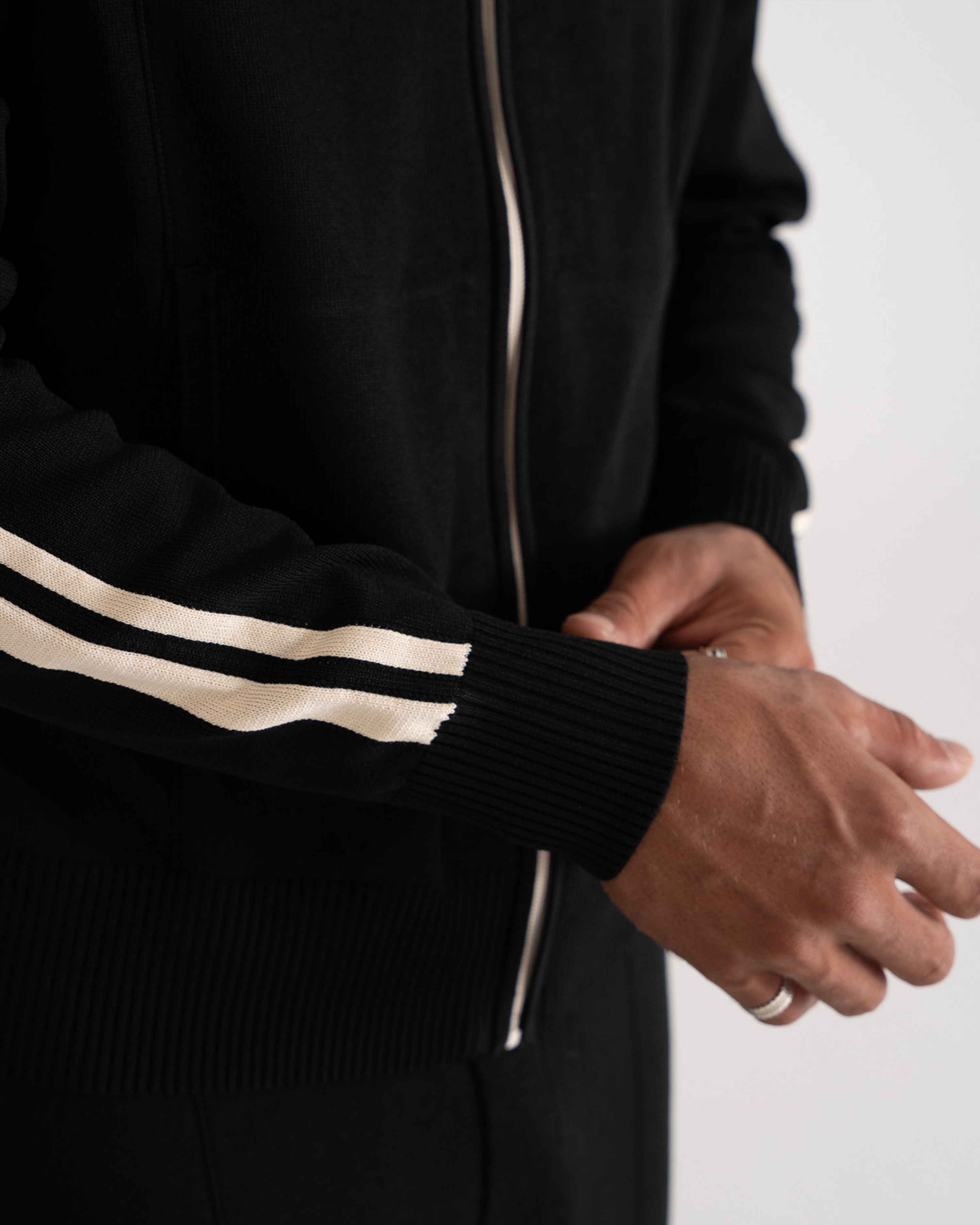 Trail Knitted Trackjacket Black