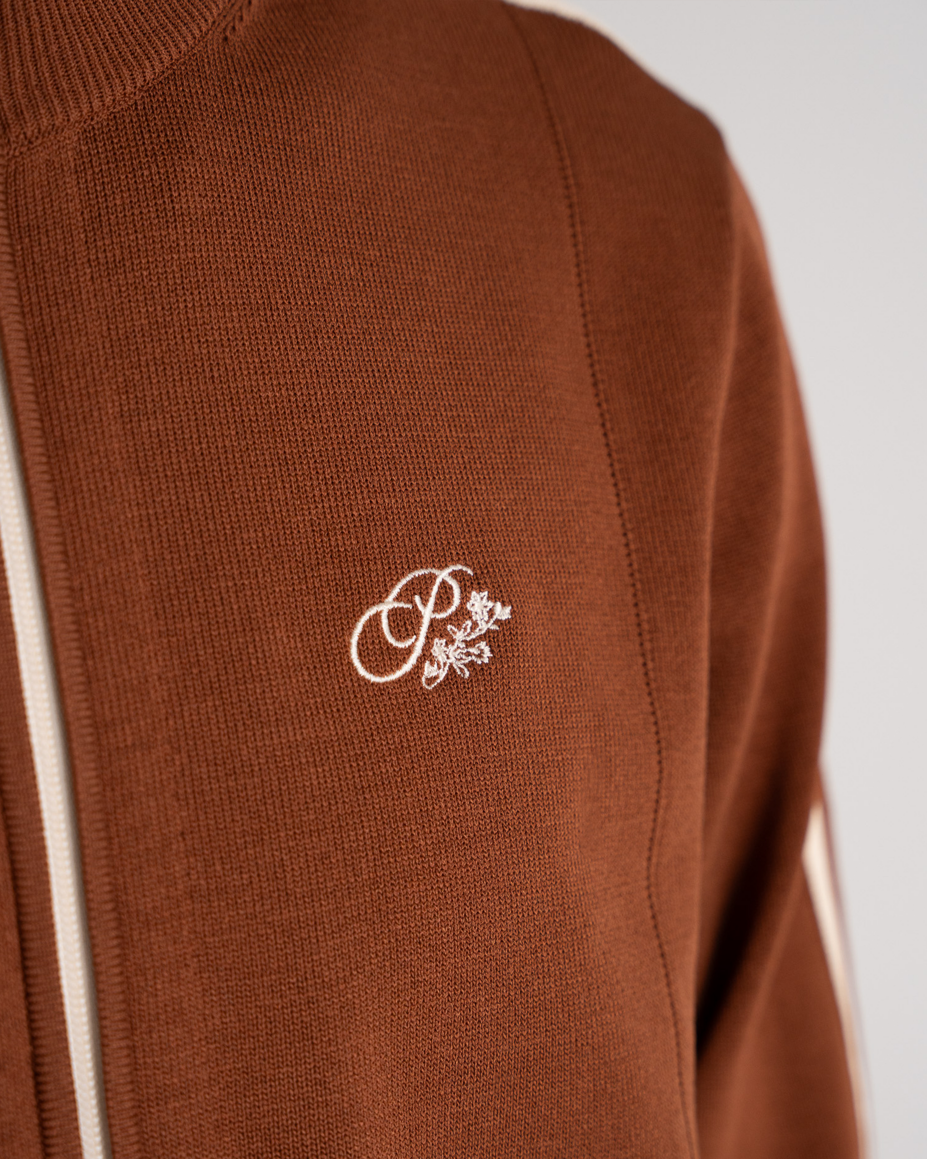 Trail Knitted Trackjacket Brown