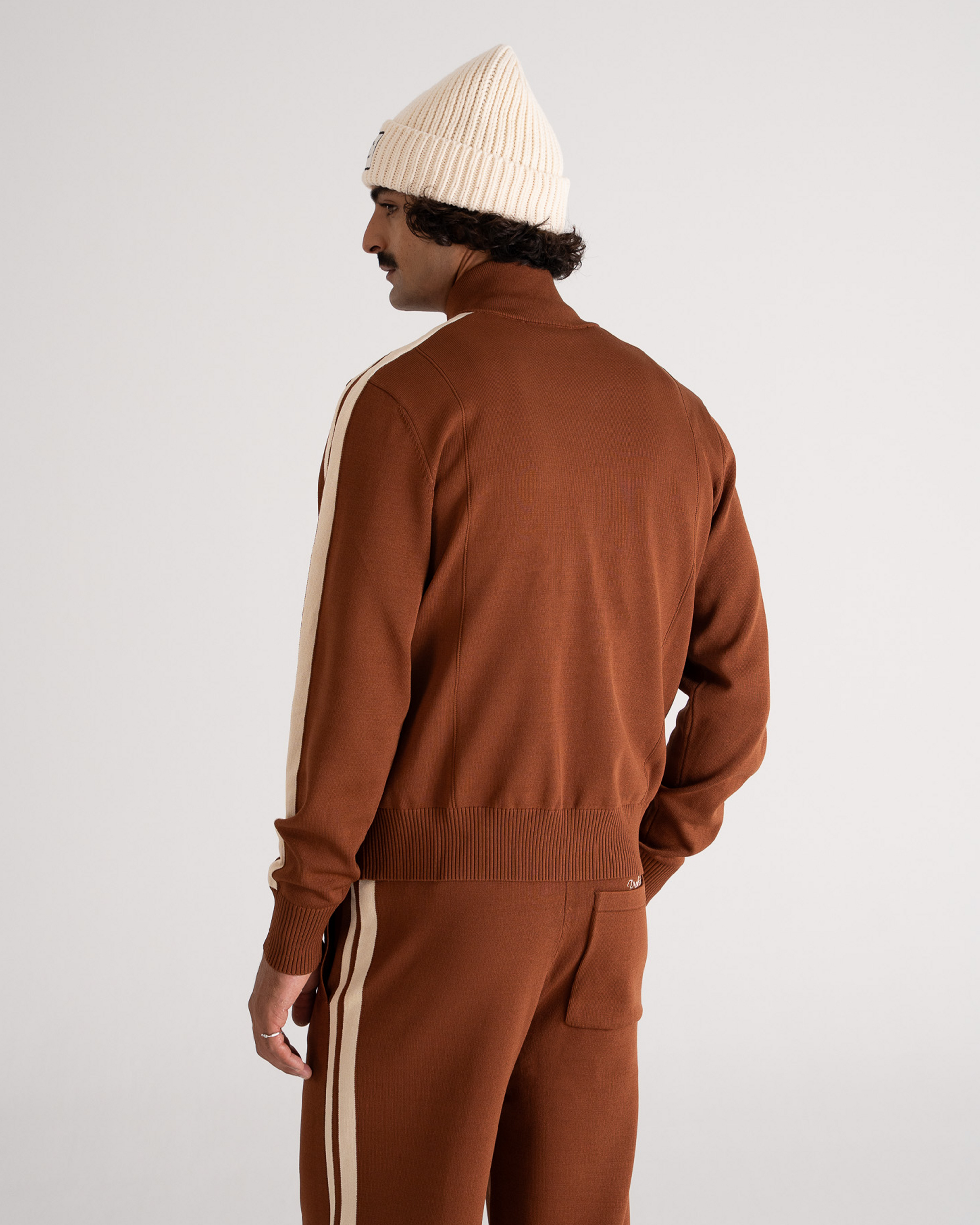 Trail Knitted Trackjacket Brown