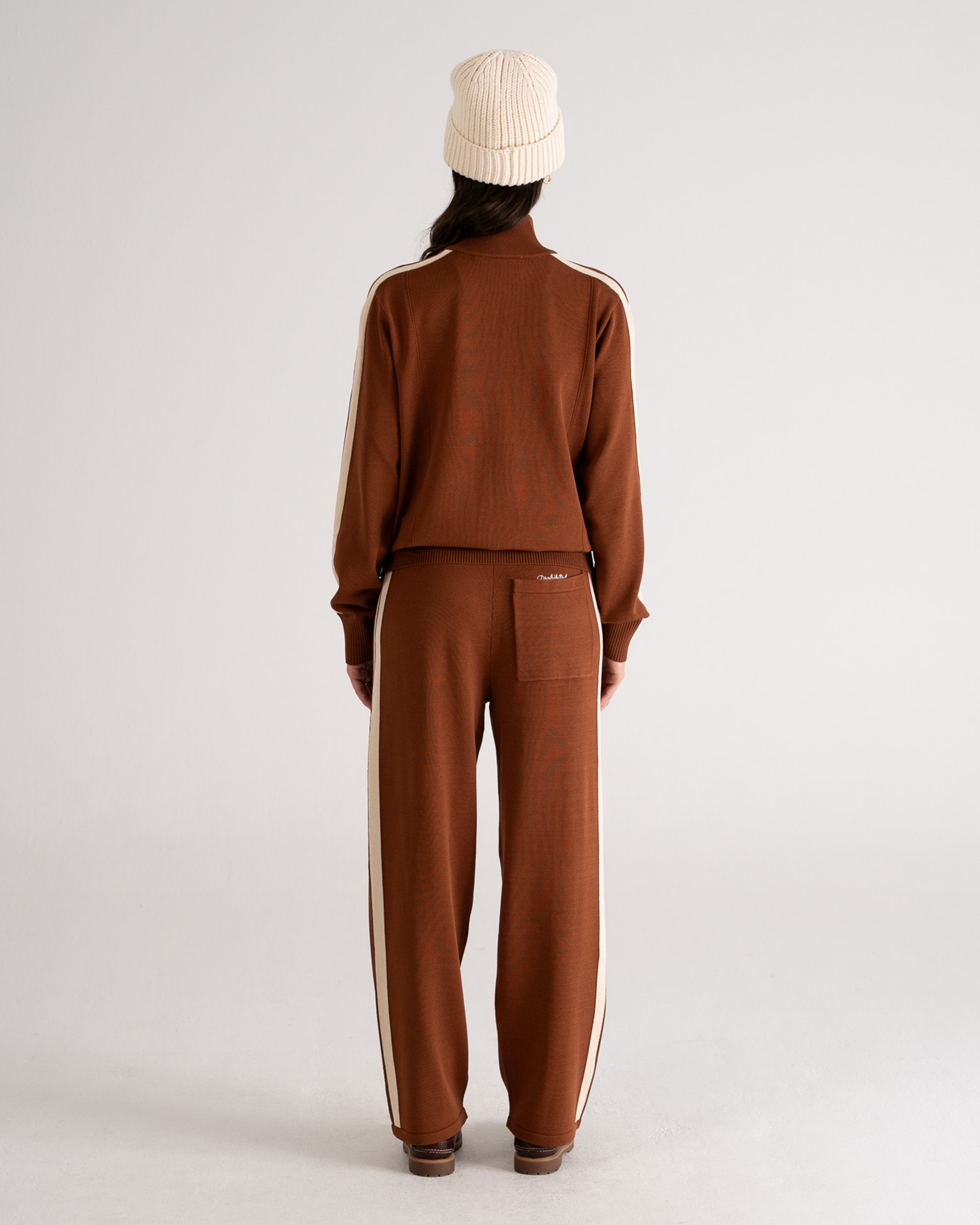Trail Knitted Trackjacket Brown