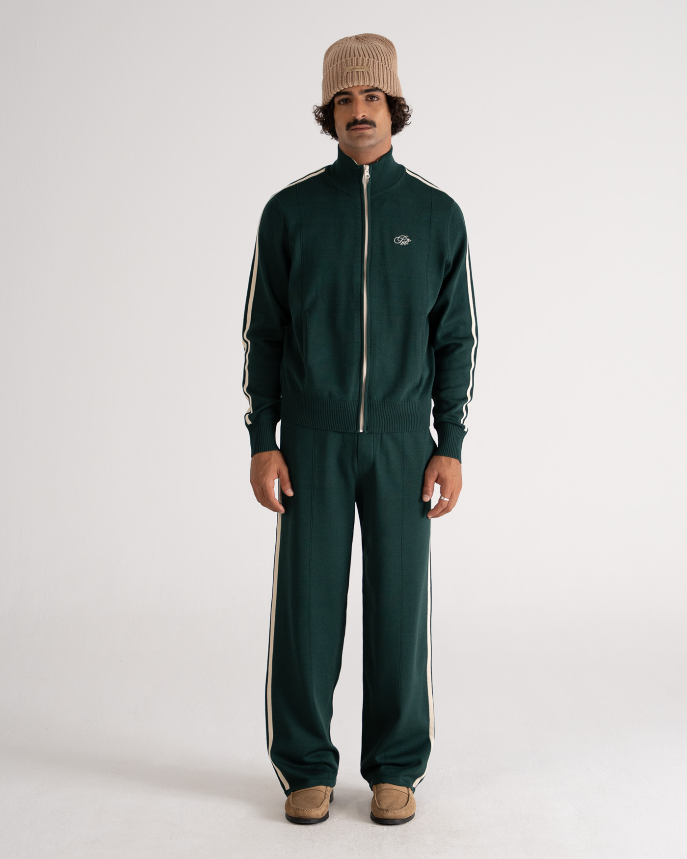 Trail Knitted Trackpants | Green